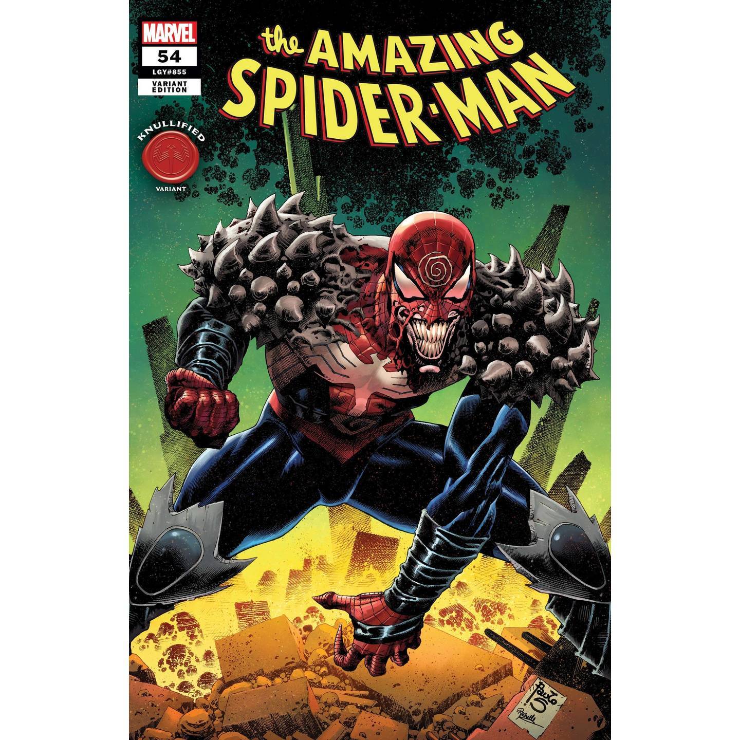 AMAZING SPIDER-MAN #54 SIQUERA KNULLIFIED VAR LR