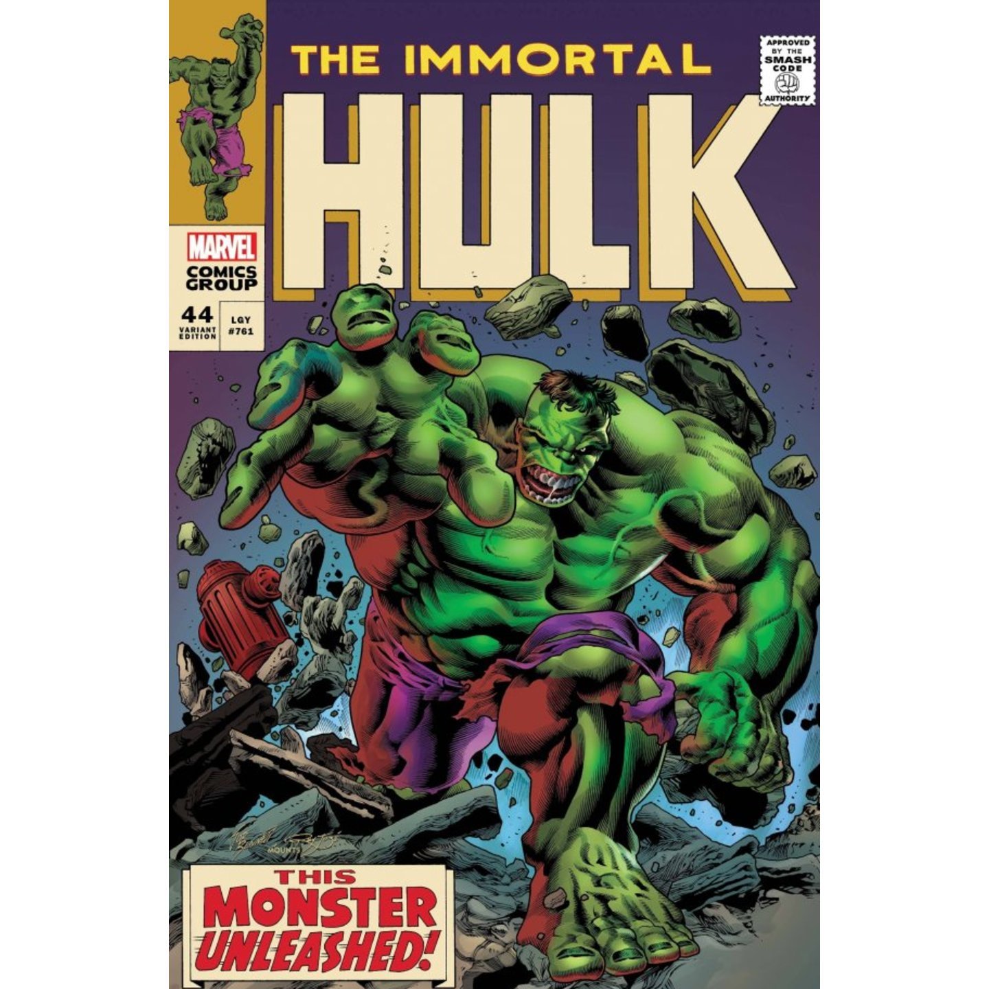 IMMORTAL HULK #44 BENNETT HOMAGE VAR