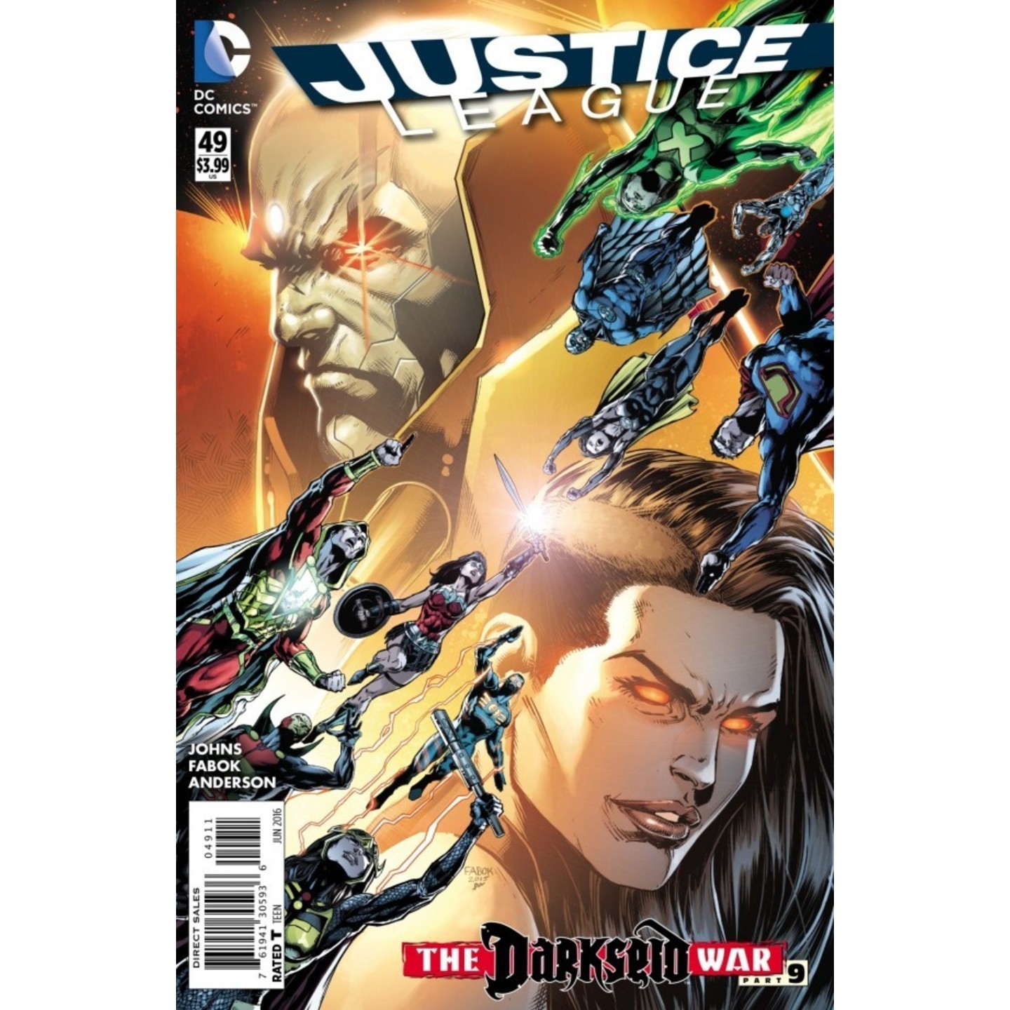 JUSTICE LEAGUE 49 DARKSEID WAR