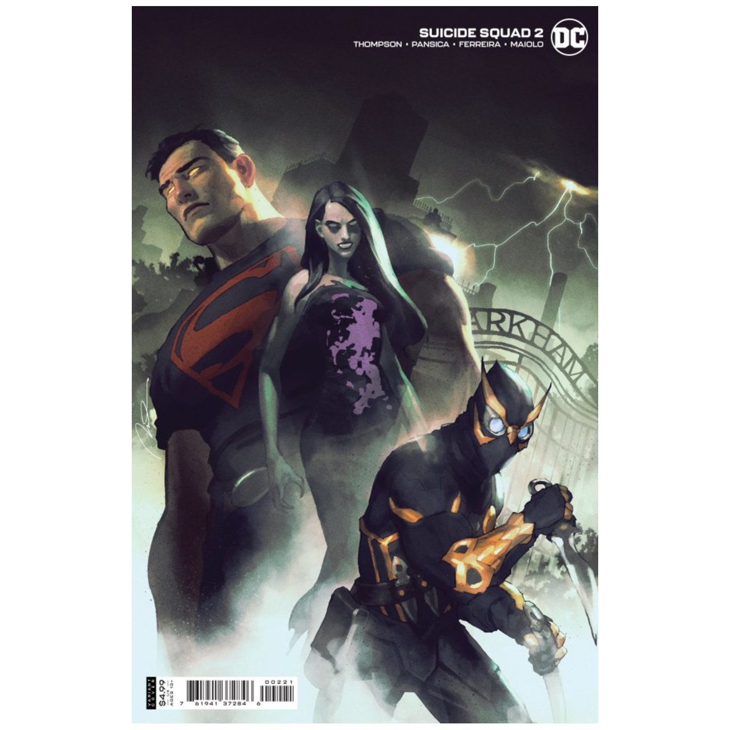 SUICIDE SQUAD #2 CVR B GERALD PAREL CARD STOCK VAR