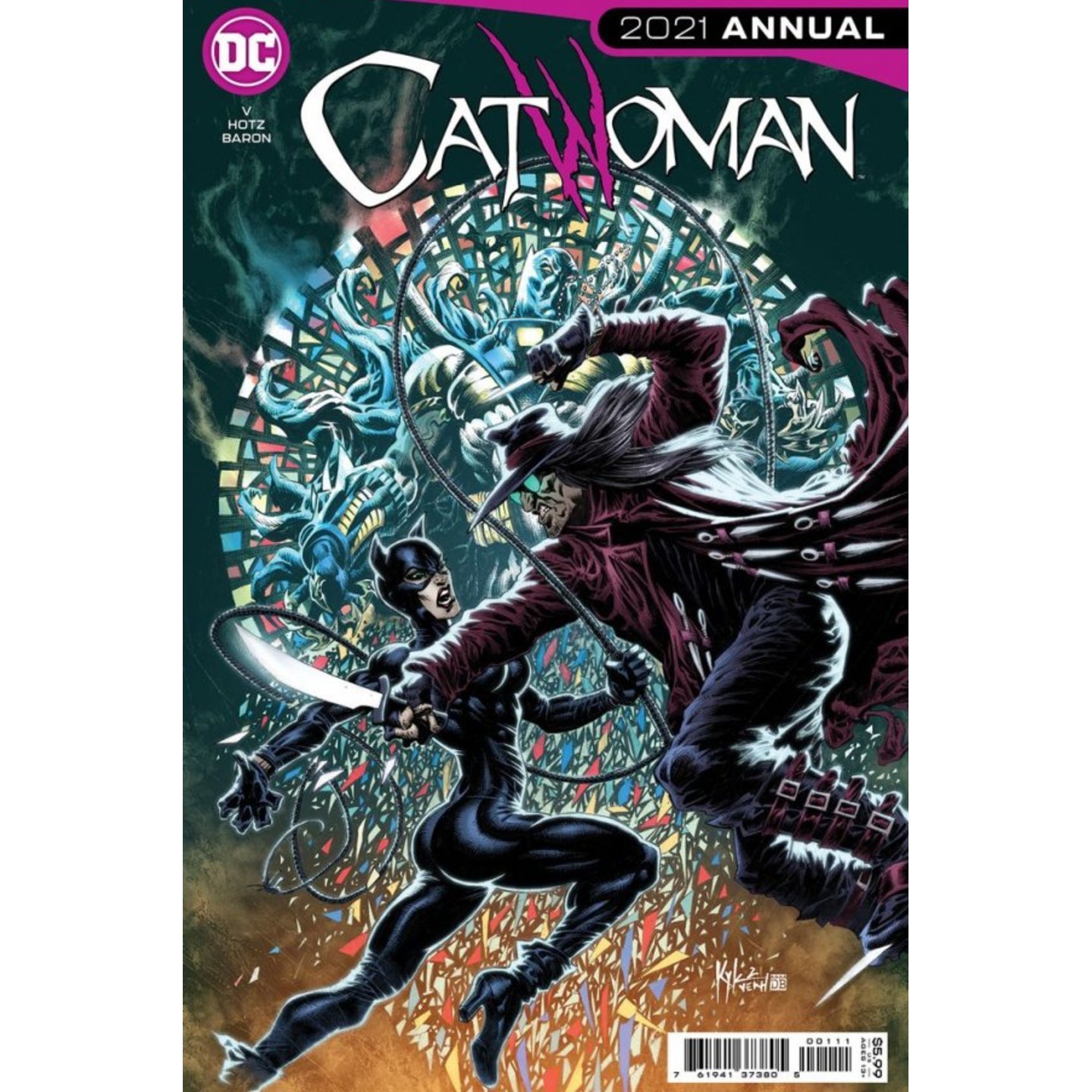 CATWOMAN 2021 ANNUAL #1 CVR A KYLE HOTZ