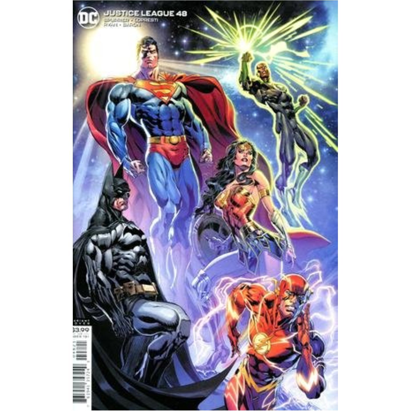 JUSTICE LEAGUE #48 CVR B CLAUDIO CASTELLINI VAR