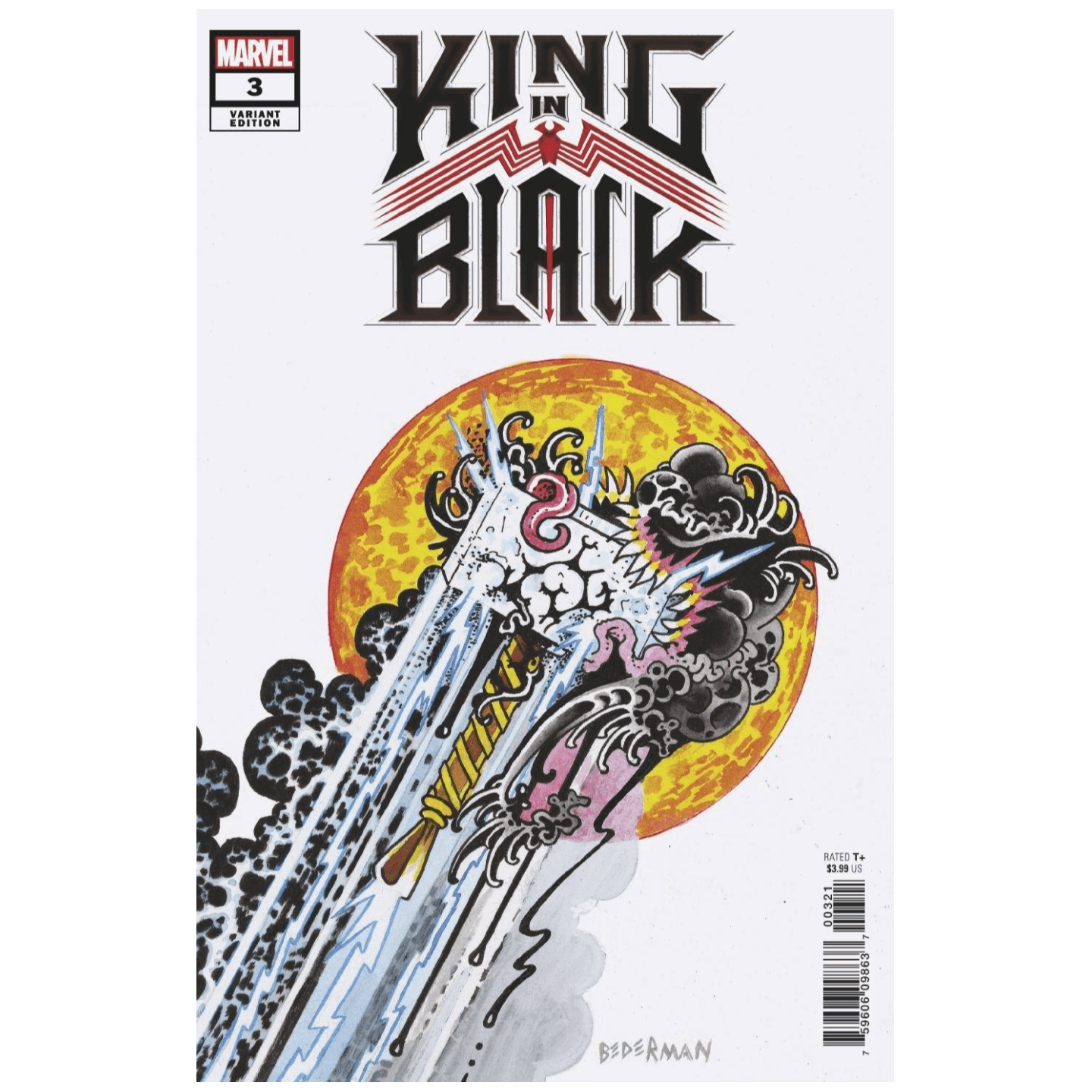 KING IN BLACK 3 OF 5 BEDERMAN TATTOO VAR