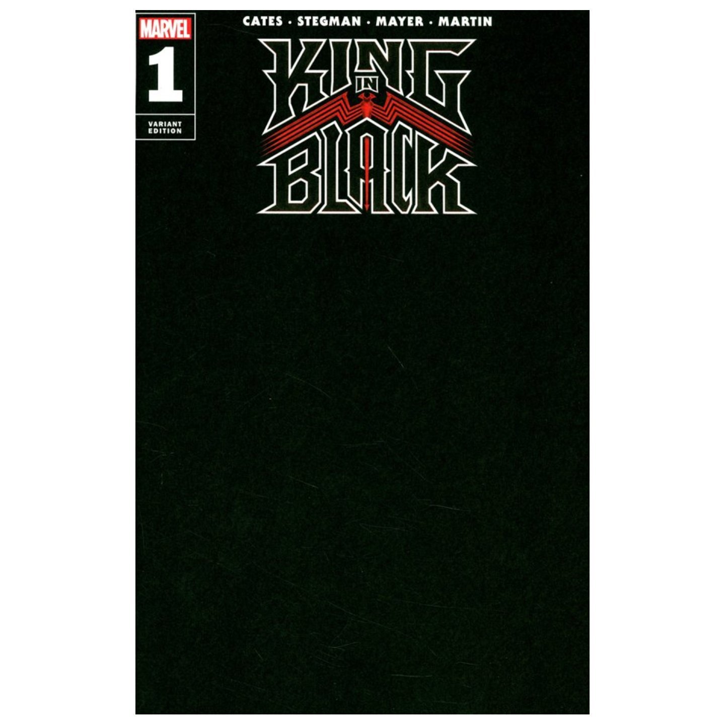 KING IN BLACK #1 (OF 5) BLACK BLANK VAR