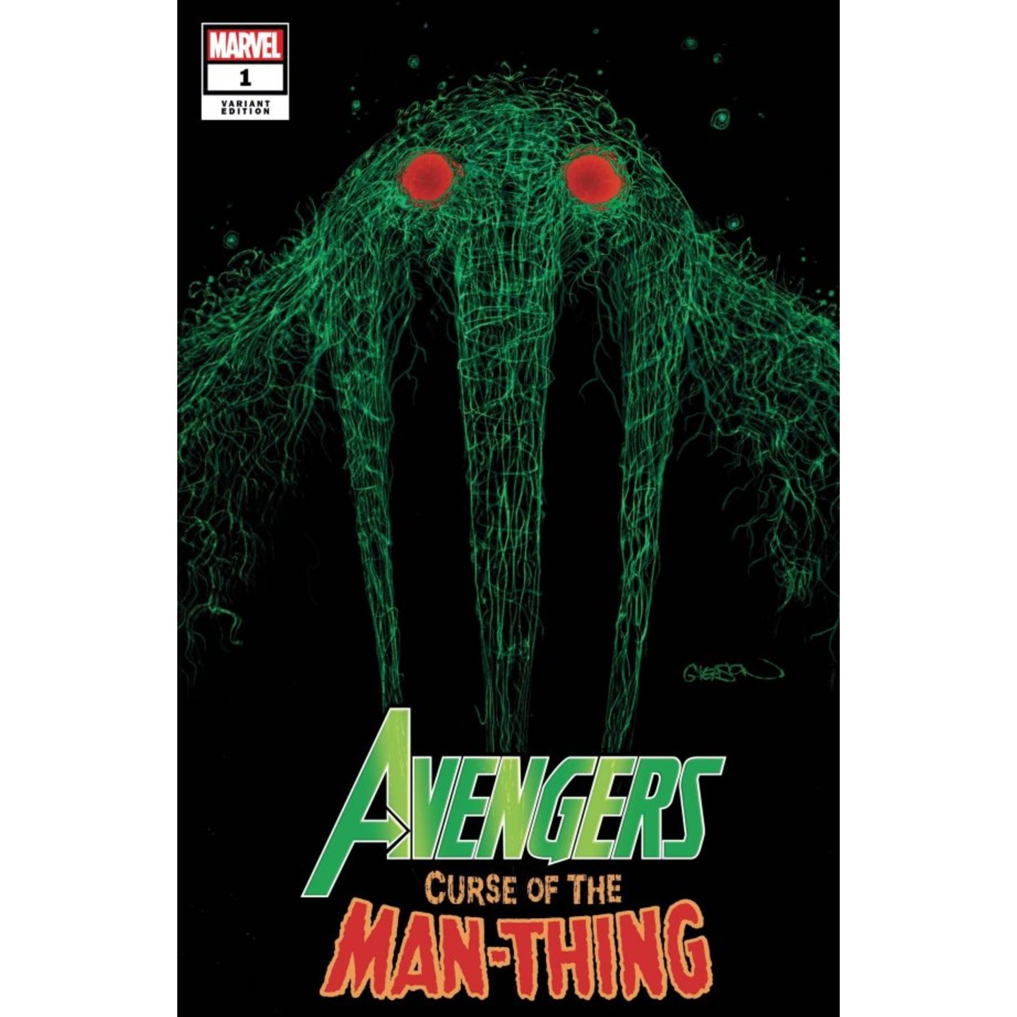 AVENGERS CURSE MAN-THING #1 GLEASON WEBHEAD VAR