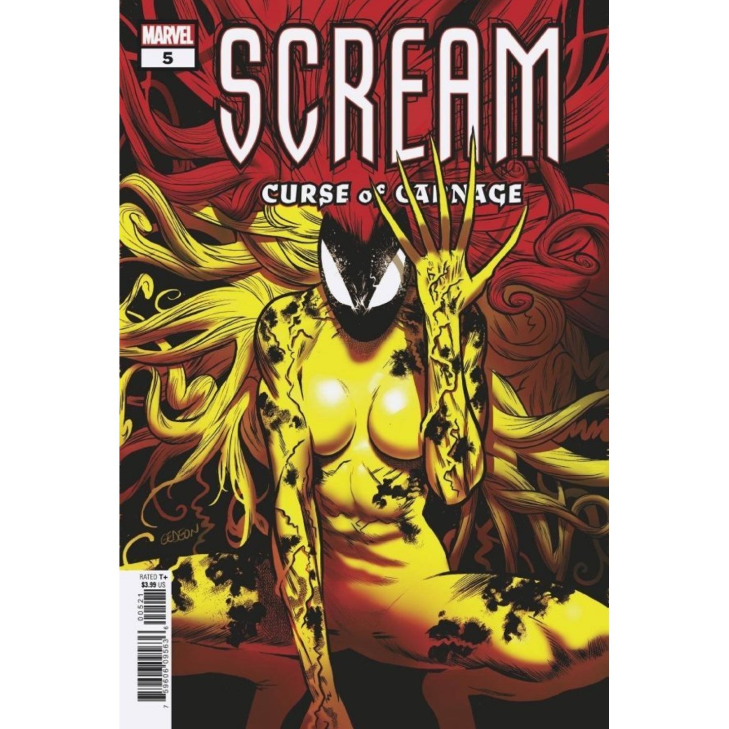 SCREAM : CURSE OF CARNAGE #5 1:25 Incentive Juan Gedeon Variant