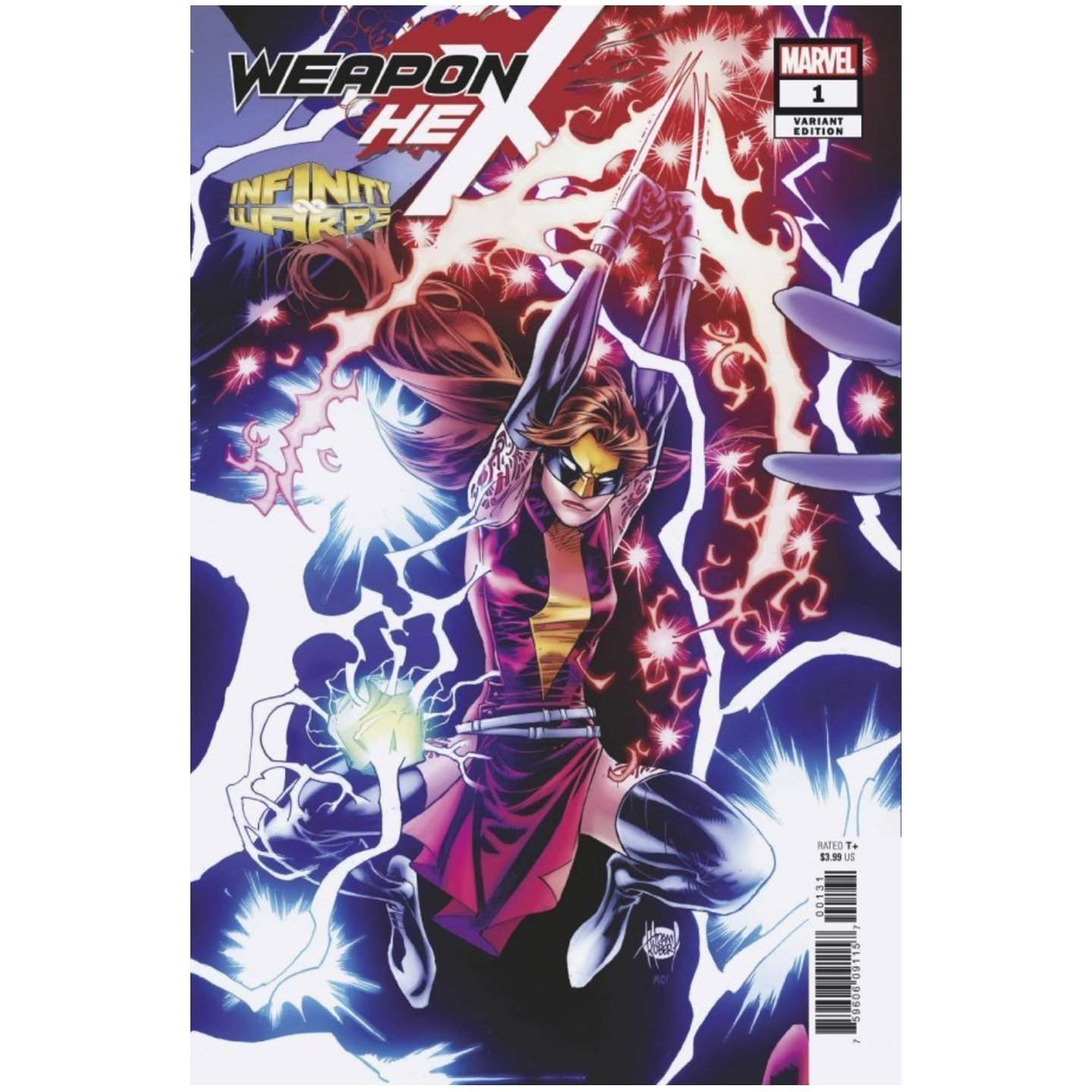 Infinity Warps: Weapon Hex #1 Kubert Connecting Variant