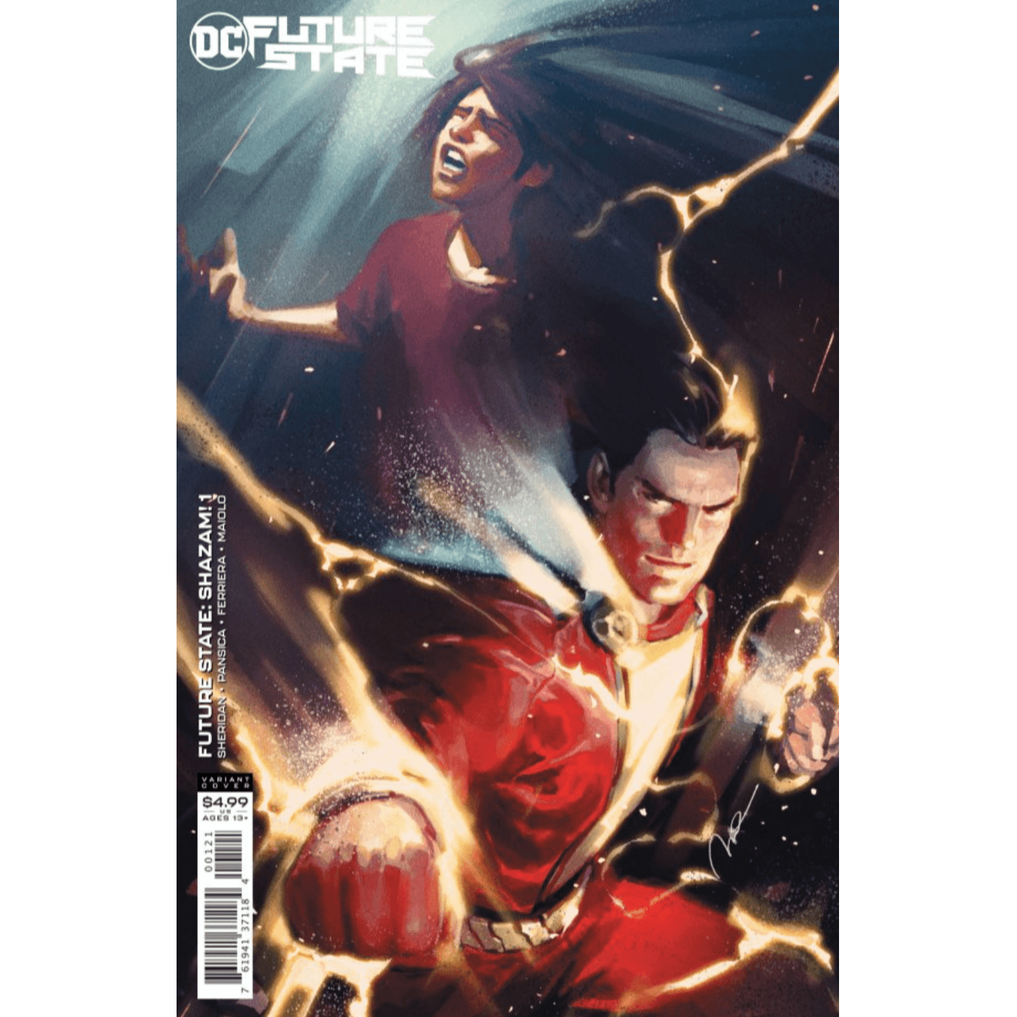 FUTURE STATE SHAZAM #1 (OF 2) CVR B GERALD PAREL CARD STOCK VAR