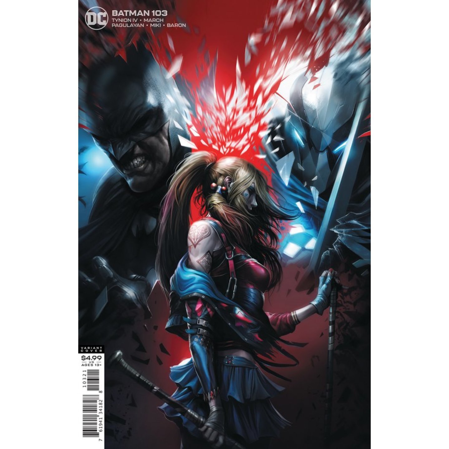 BATMAN #103 CVR B FRANCESCO MATTINA CARD STOCK VAR