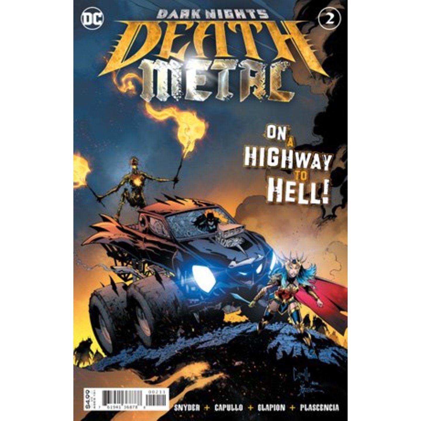 DARK NIGHTS DEATH METAL #2 (OF 6) CVR A GREG CAPULLO EMBOSSED FOIL