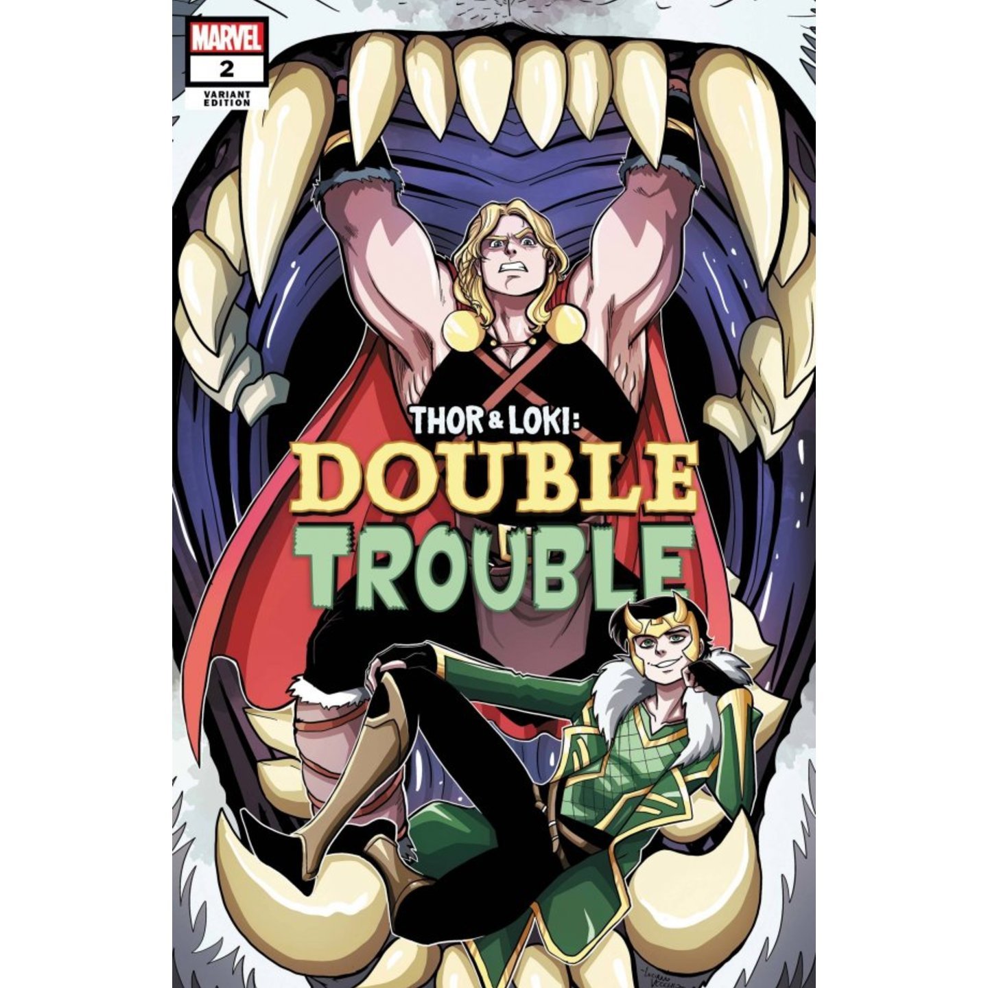 THOR AND LOKI DOUBLE TROUBLE #2 (OF 4) VECCHIO VAR