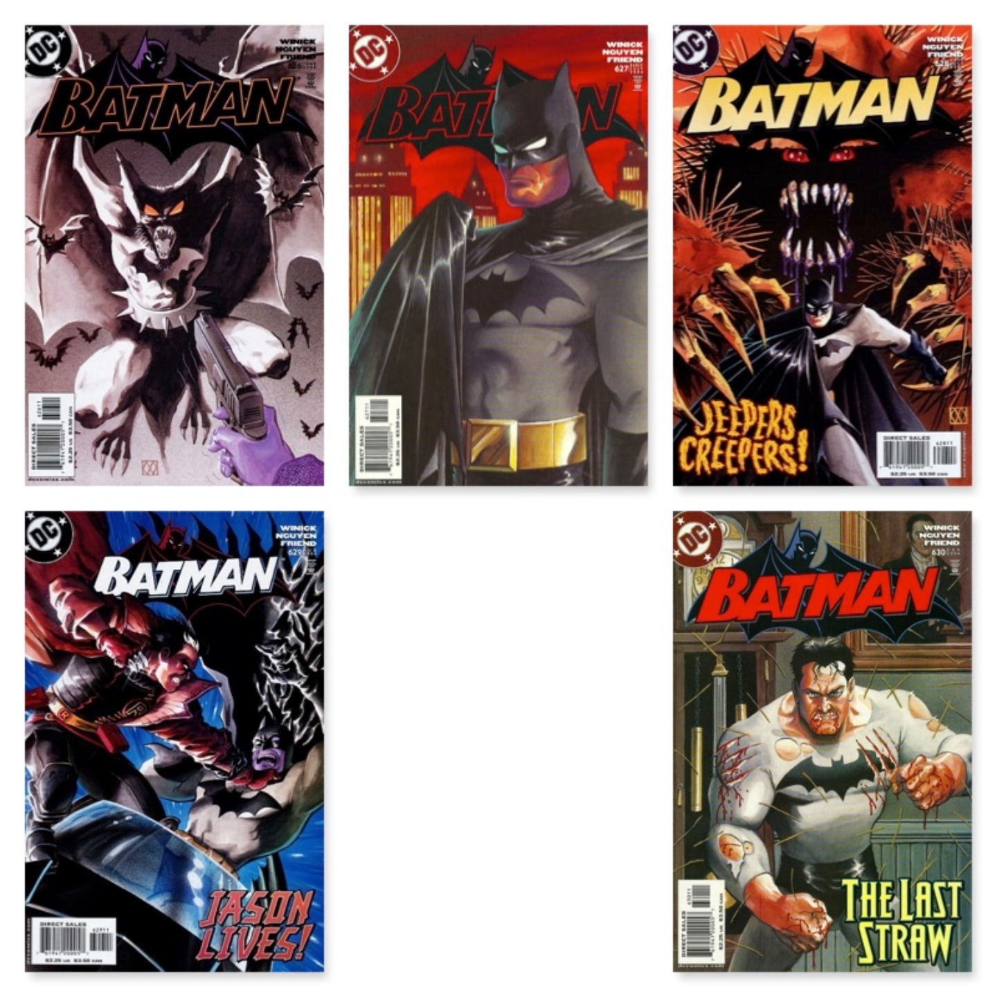 BATMAN 626 - 630 5 PART STORY