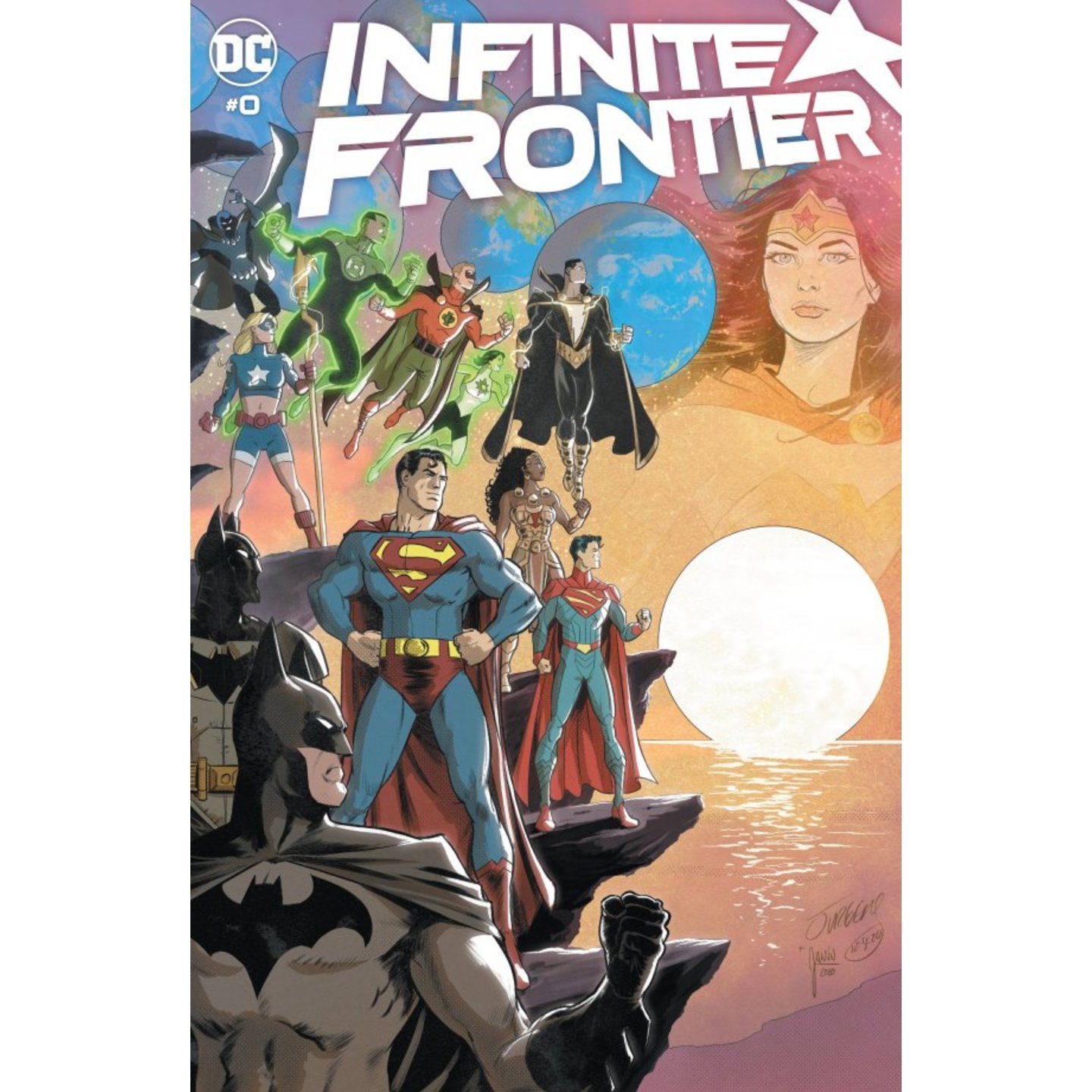 INFINITE FRONTIER #0 (ONE SHOT) CVR A DAN JURGENS & MIKEL JANIN WRAPAROUND