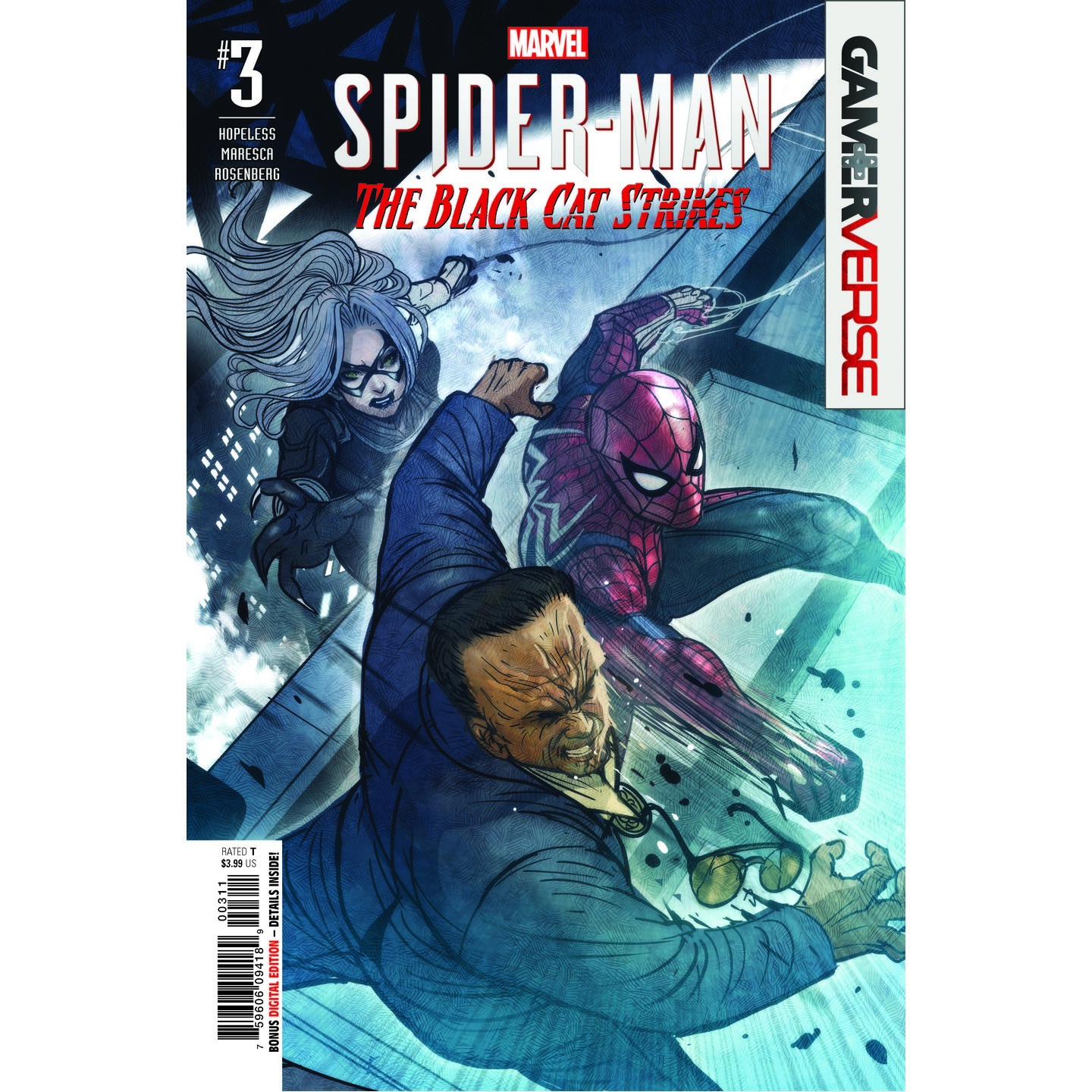 MARVELS SPIDER-MAN BLACK CAT STRIKES 3 OF 5