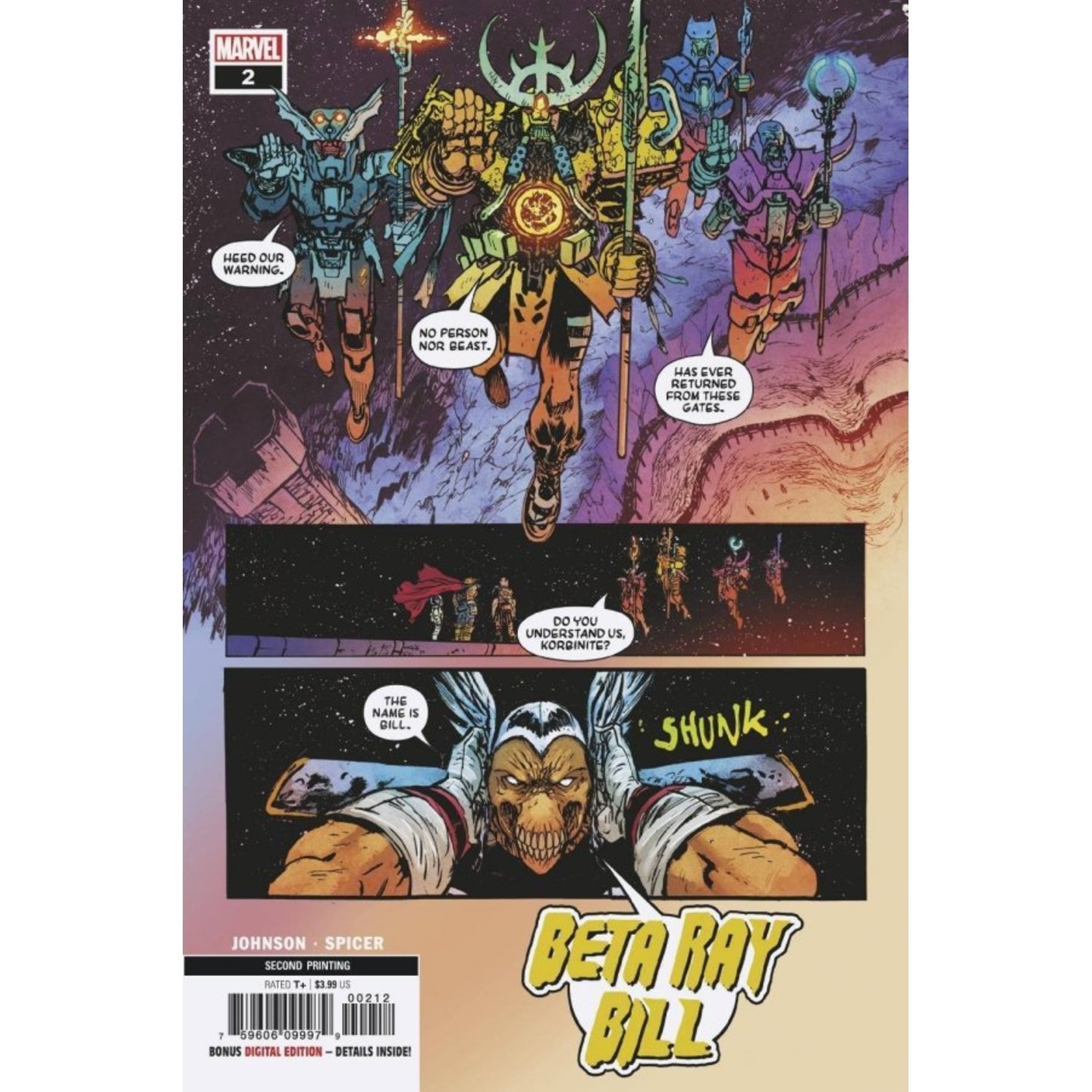 BETA RAY BILL #2 (OF 5) 2ND PTG JOHNSON VAR