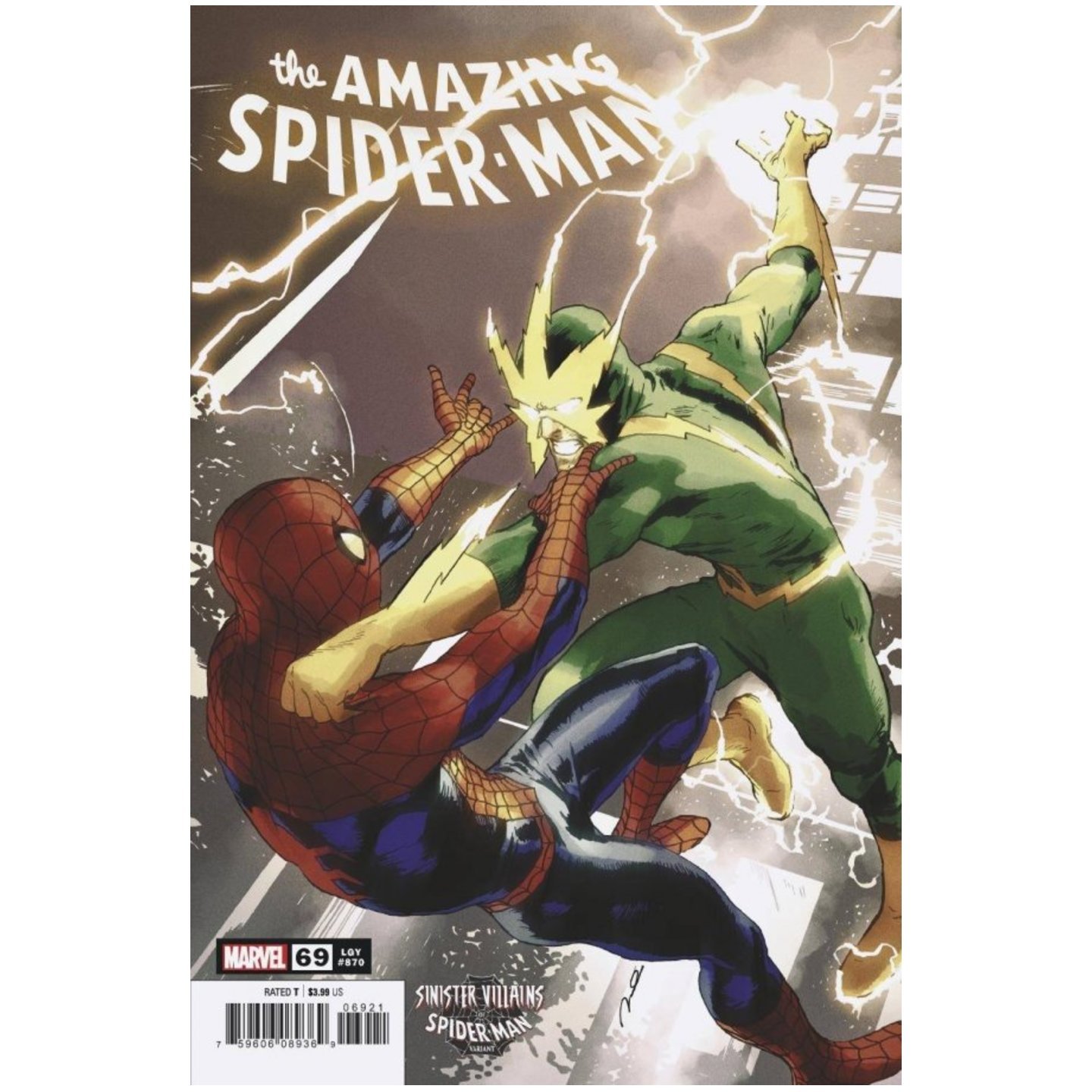 AMAZING SPIDER-MAN #69 PAREL SPIDER-MAN VILLAINS VAR