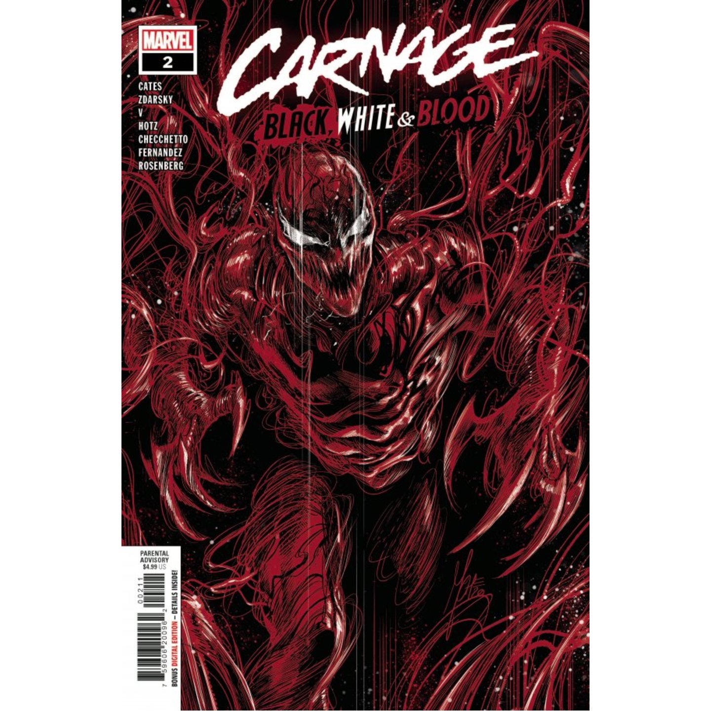 CARNAGE BLACK WHITE AND BLOOD #2 (OF 4)