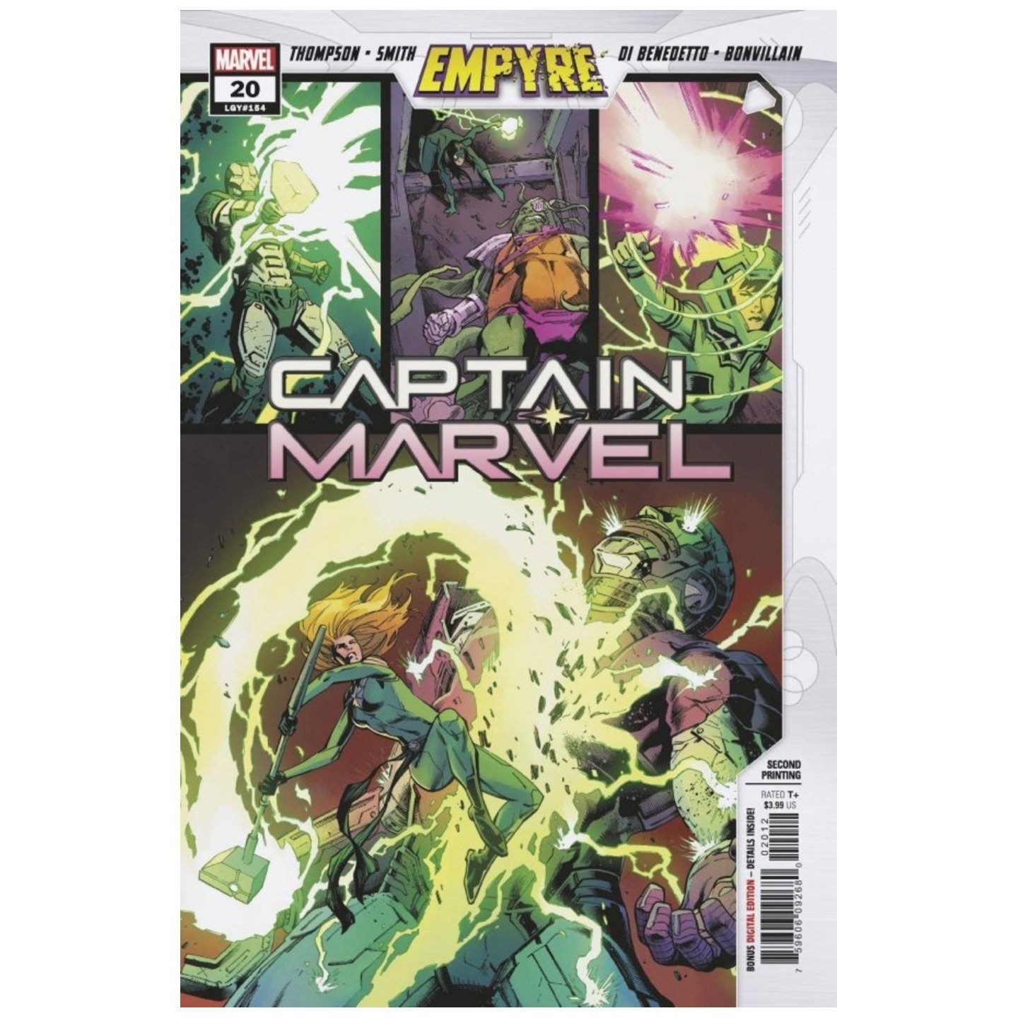 CAPTAIN MARVEL #20 2ND PTG VAR EMP