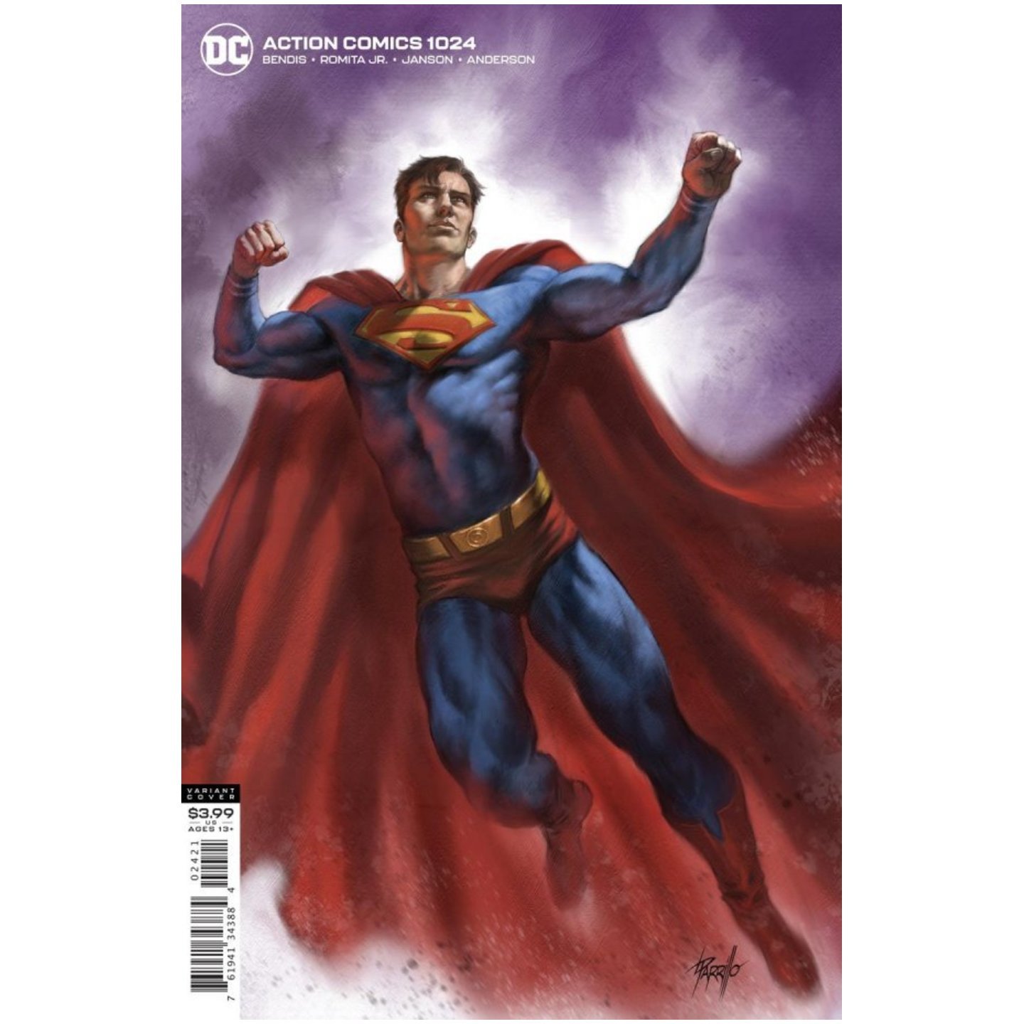 ACTION COMICS #1024 L PARRILLO VAR ED