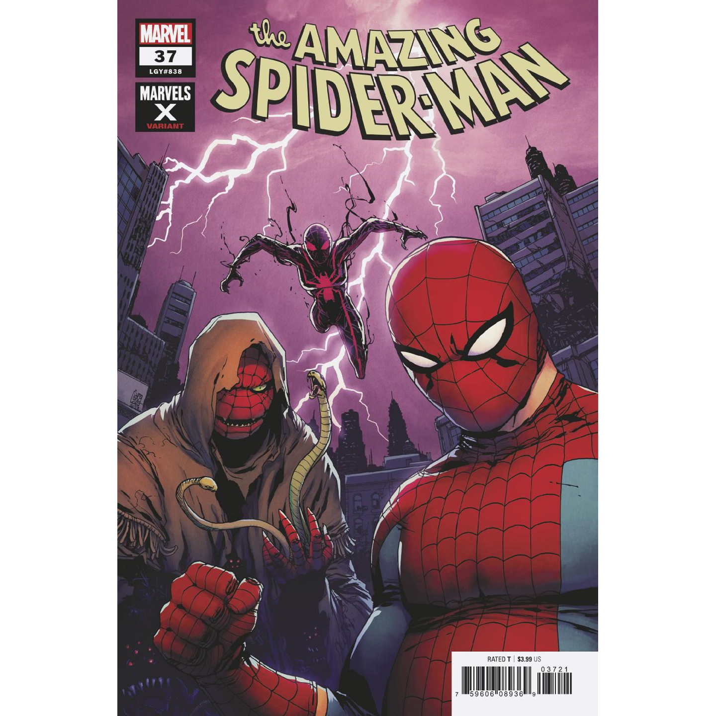 AMAZING SPIDER-MAN 37 CAMUNCOLI MARVELS X VAR