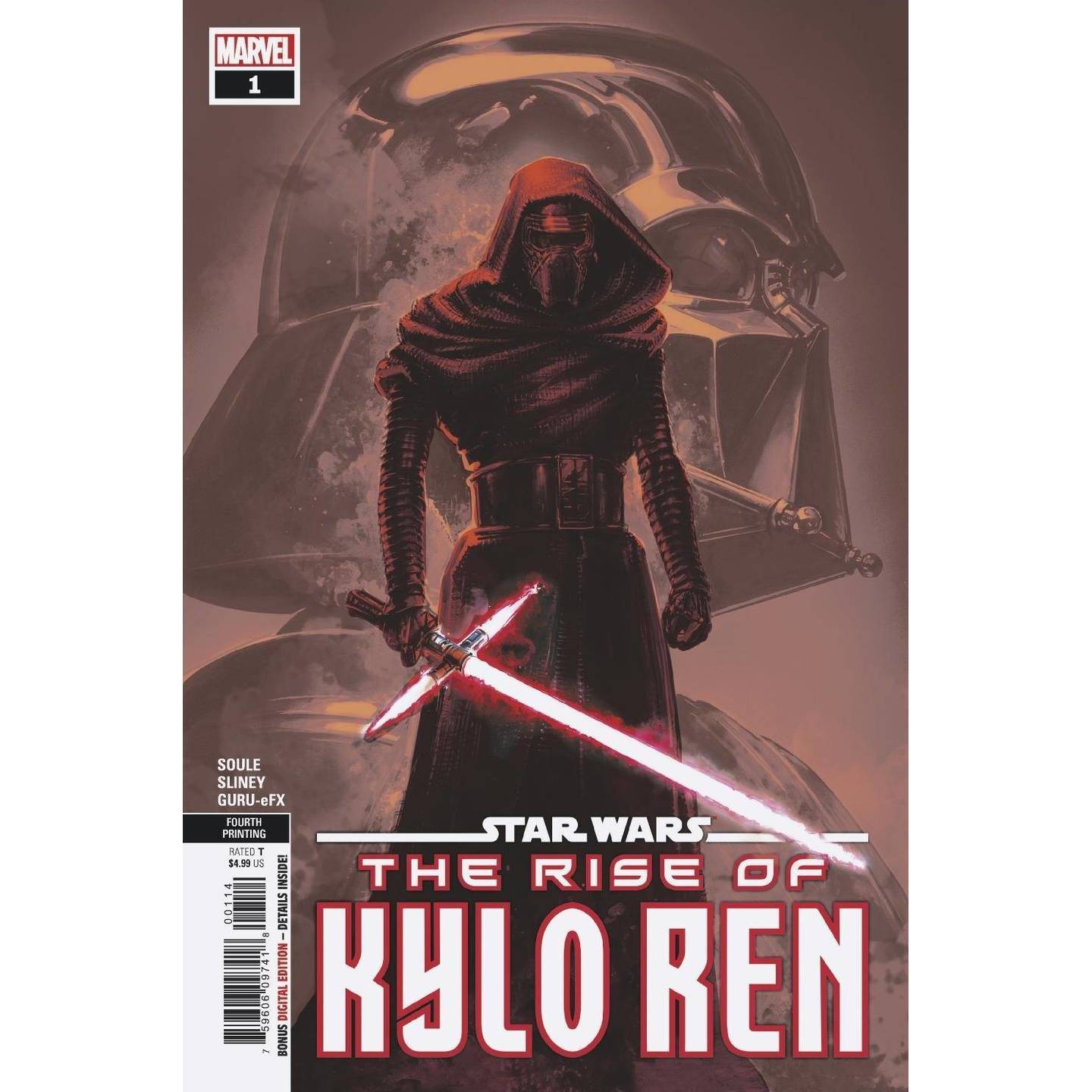 STAR WARS RISE KYLO REN #1 (OF 4) 4TH PTG CRAIN VAR