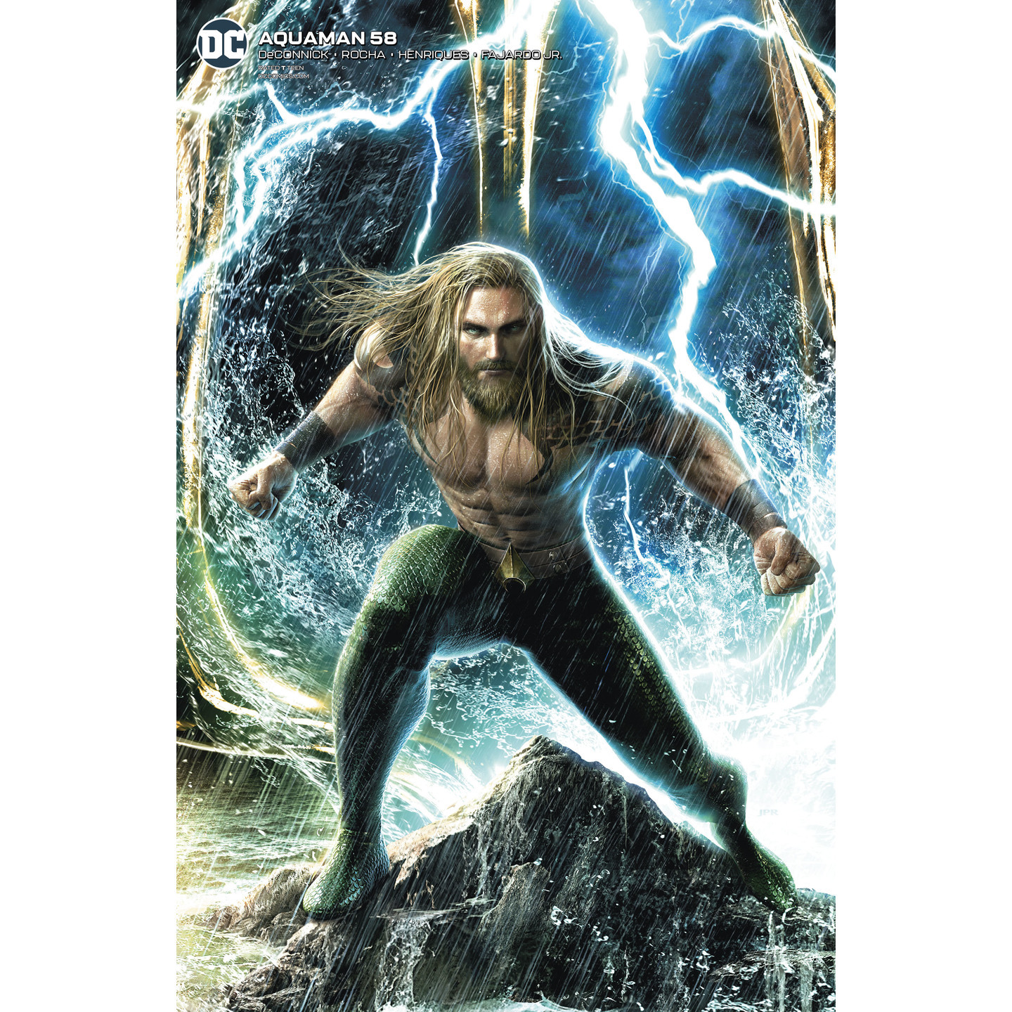 AQUAMAN 58 JEREMY ROBERTS VAR ED