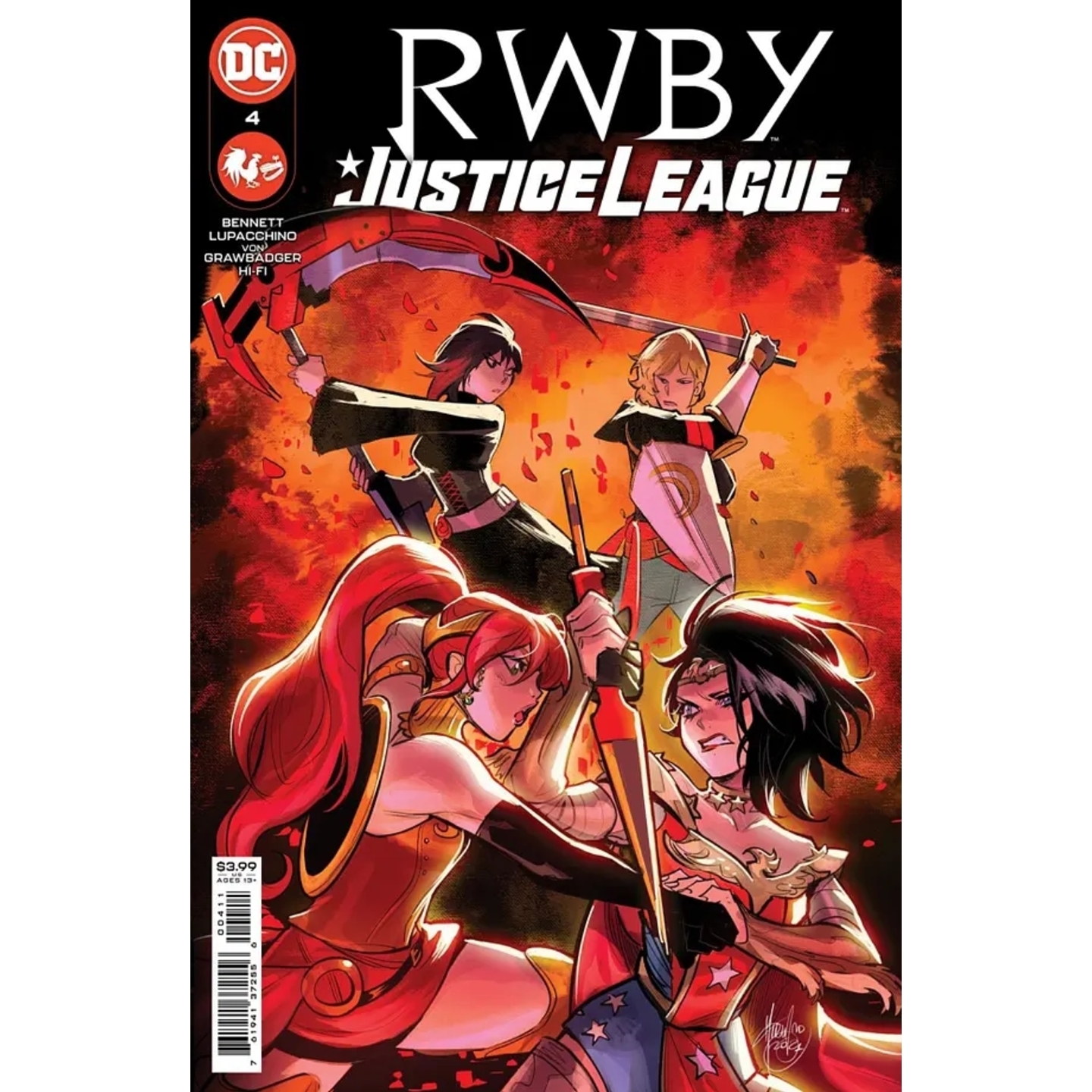 RWBY JUSTICE LEAGUE #4 (OF 7) CVR A MIRKA ANDOLFO