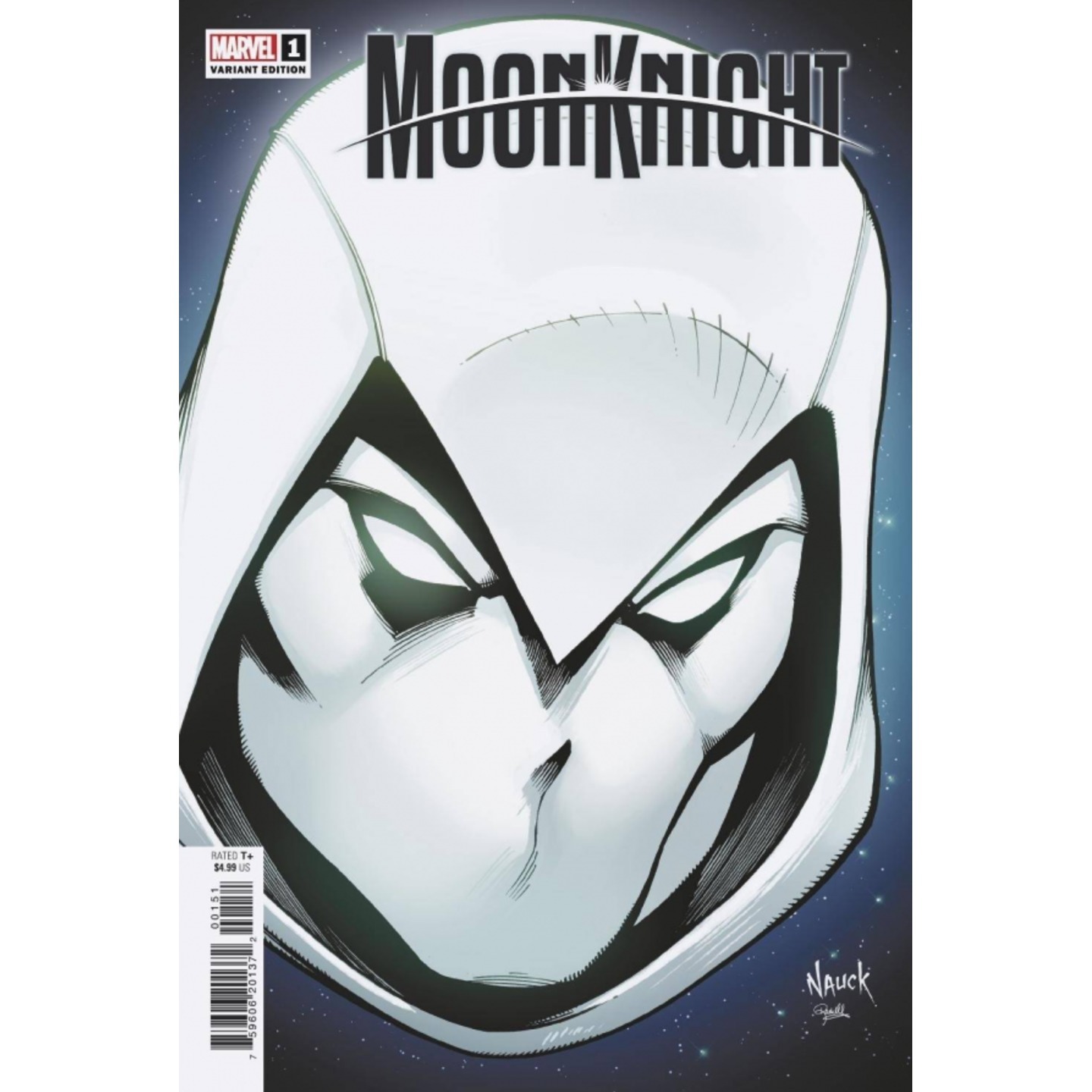 MOON KNIGHT #1 NAUCK HEADSHOT VAR