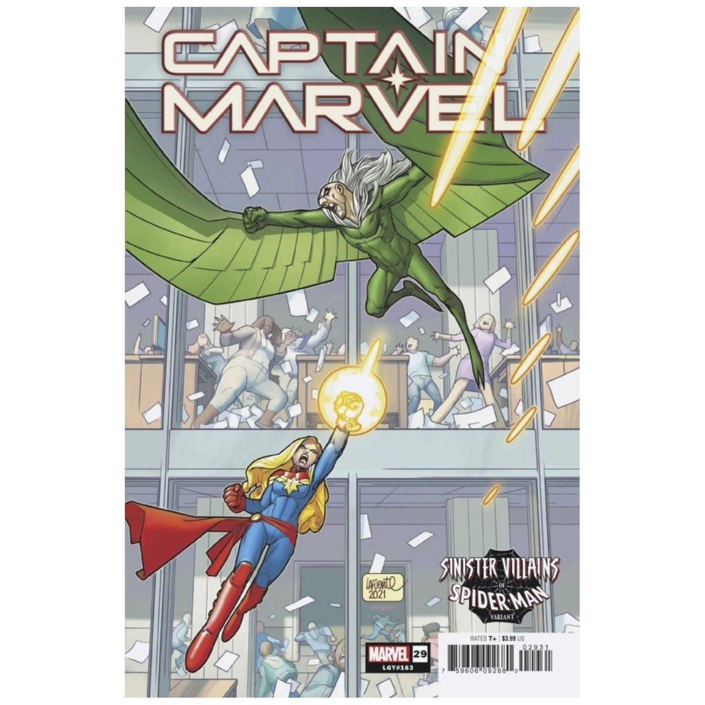 CAPTAIN MARVEL #29 LAFUENTE SPIDER-MAN VILLAINS VAR