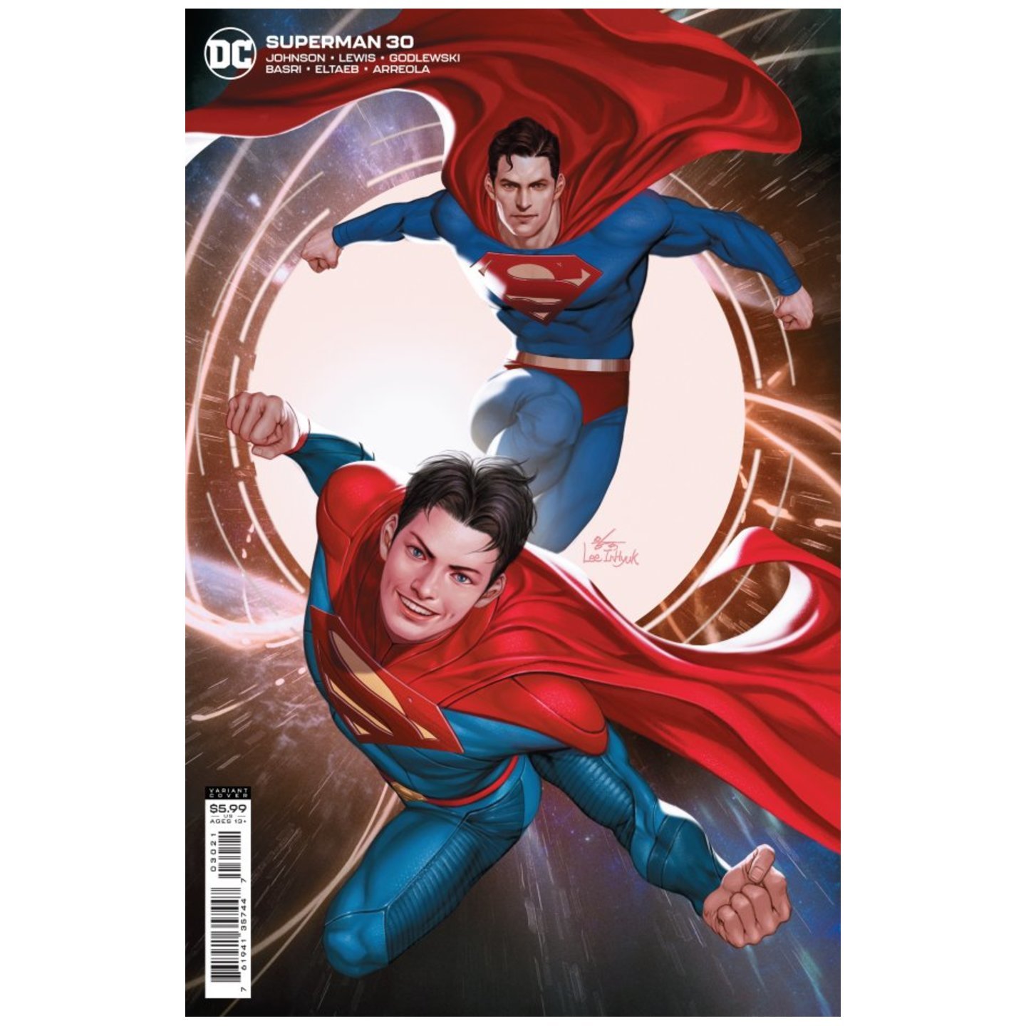 SUPERMAN #30 CVR B INHYUK LEE CARD STOCK VAR