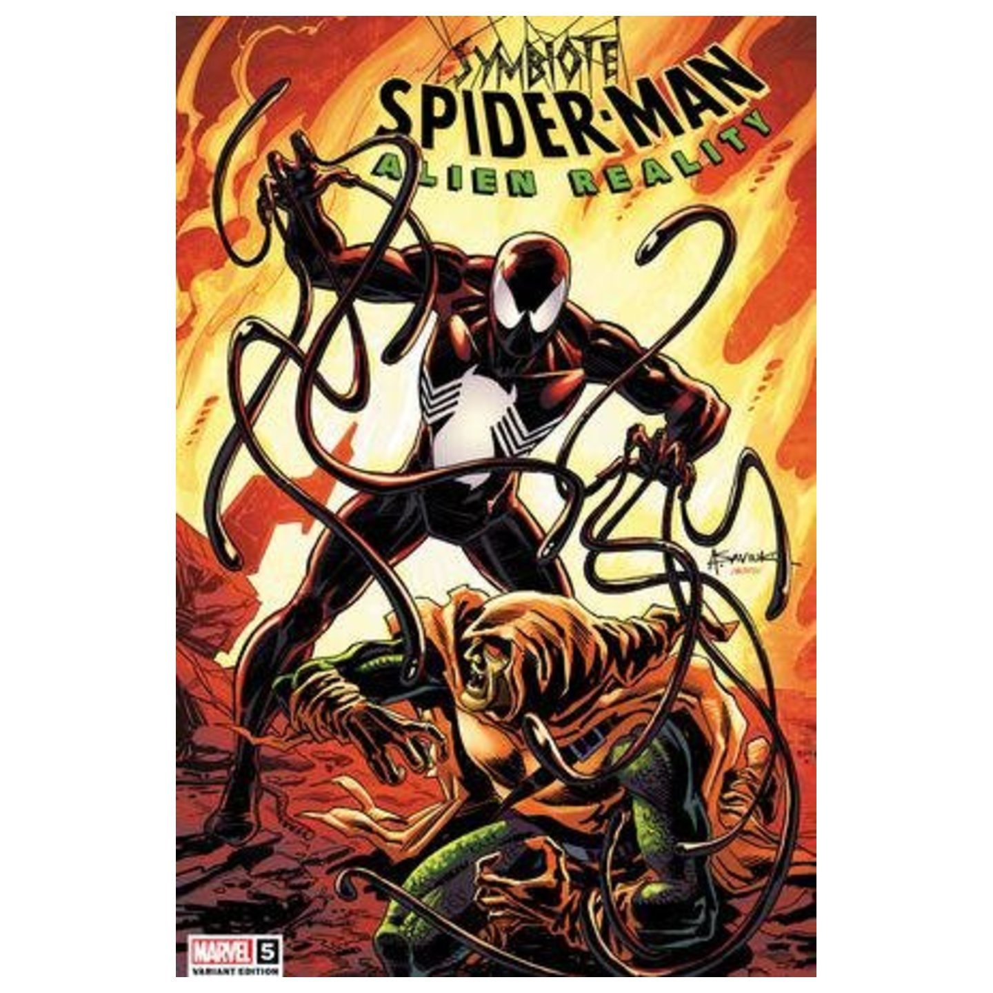 Symbiote Spider-Man: Alien Reality #5 1:25 Saviuk Variant