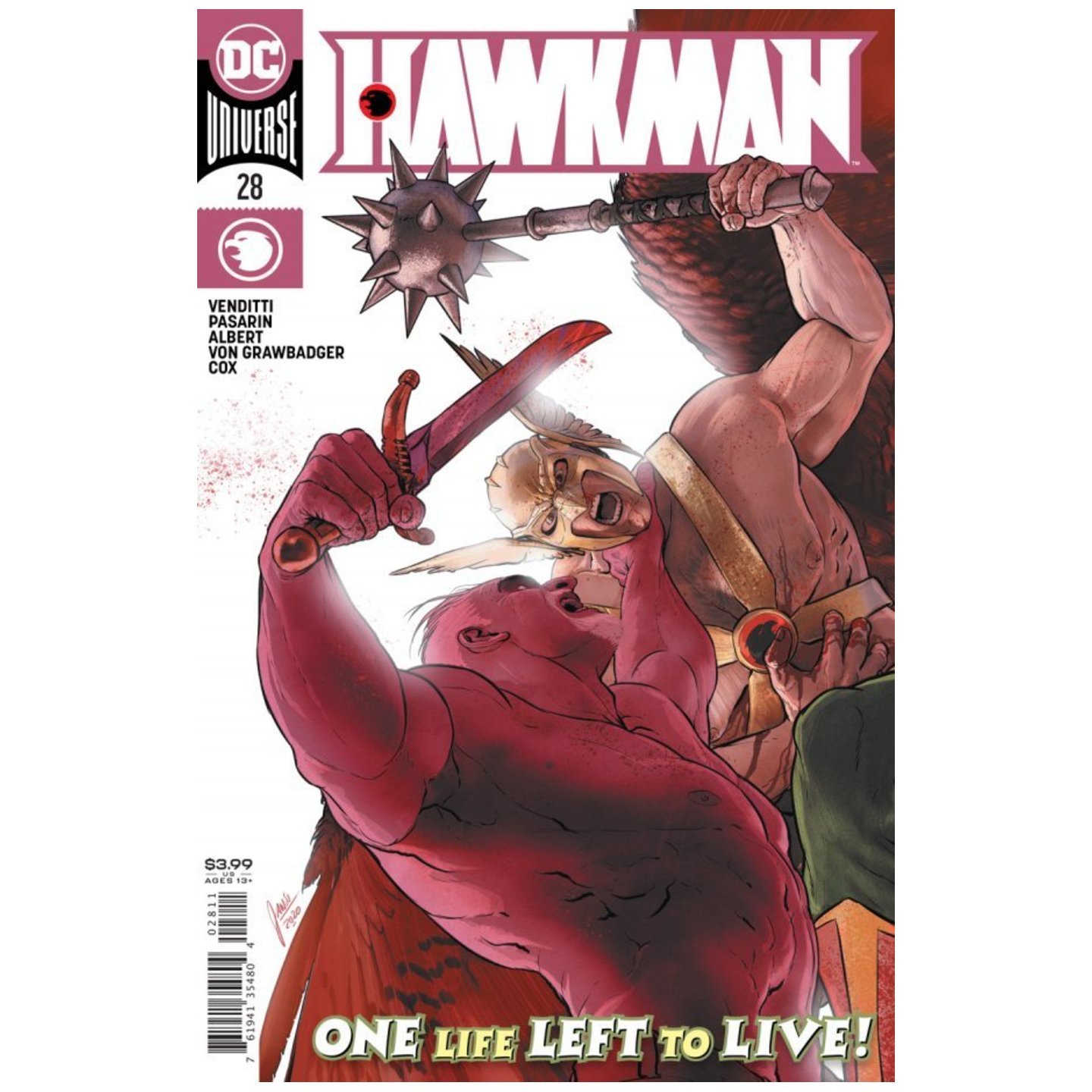 HAWKMAN #28 CVR A MIKEL JANIN