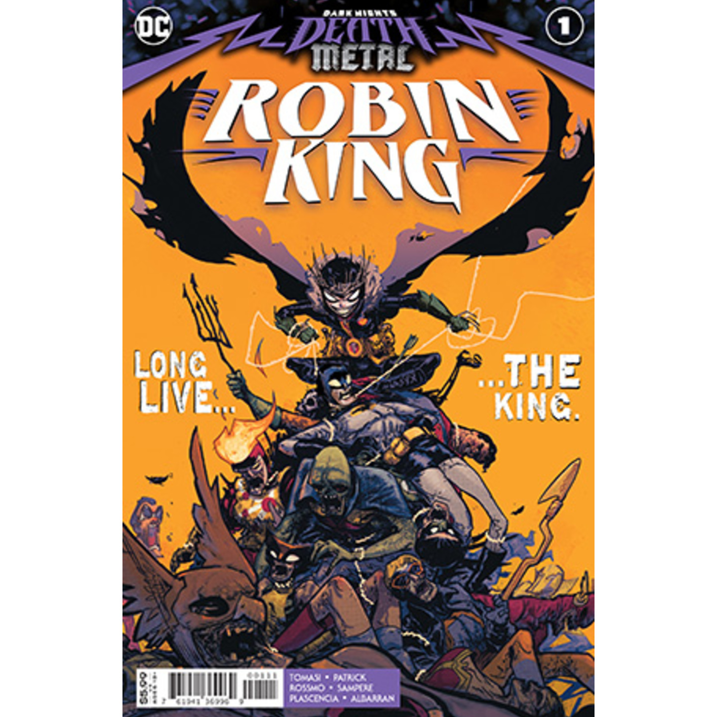 DARK NIGHTS DEATH METAL ROBIN KING 1 ONE SHOT CVR A RILEY ROSSMO