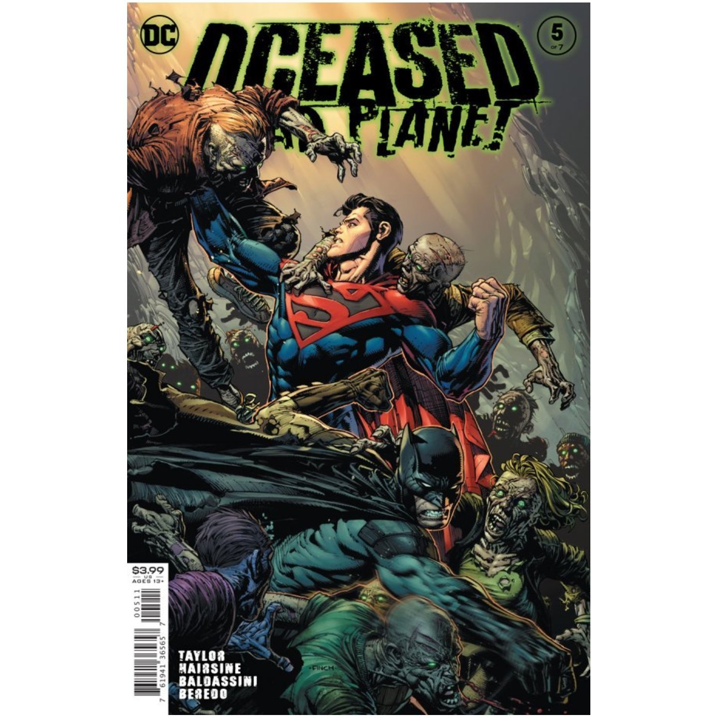 DCEASED DEAD PLANET #5 (OF 7) CVR A DAVID FINCH