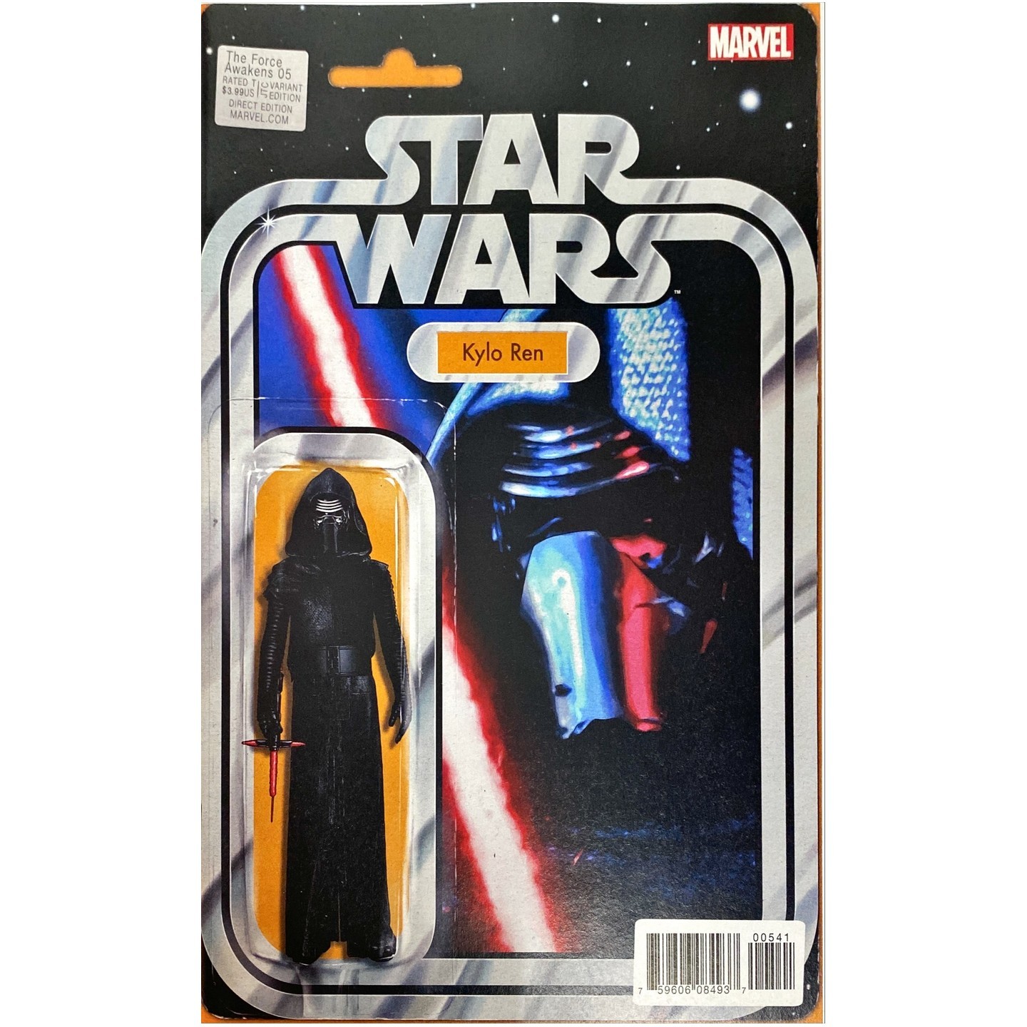 Star Wars The Force Awakens #5 - JTC Kylo Ren Action Figure Variant 