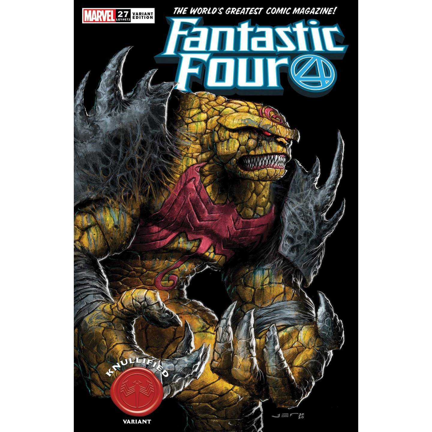 FANTASTIC FOUR #27 FERREYRA KNULLIFIED VAR EMP