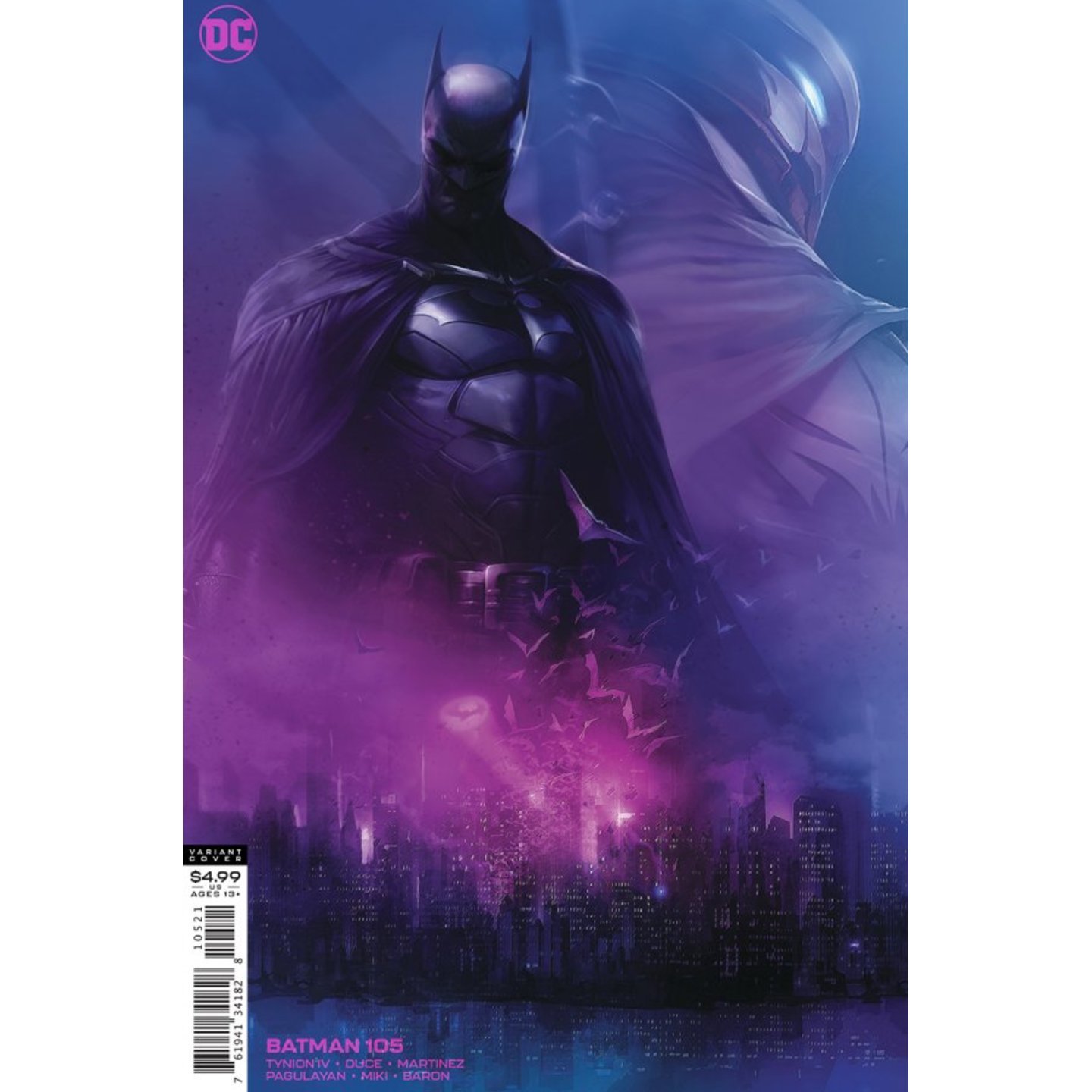 BATMAN 105 CVR B FRANCESCO MATTINA CARD STOCK VAR