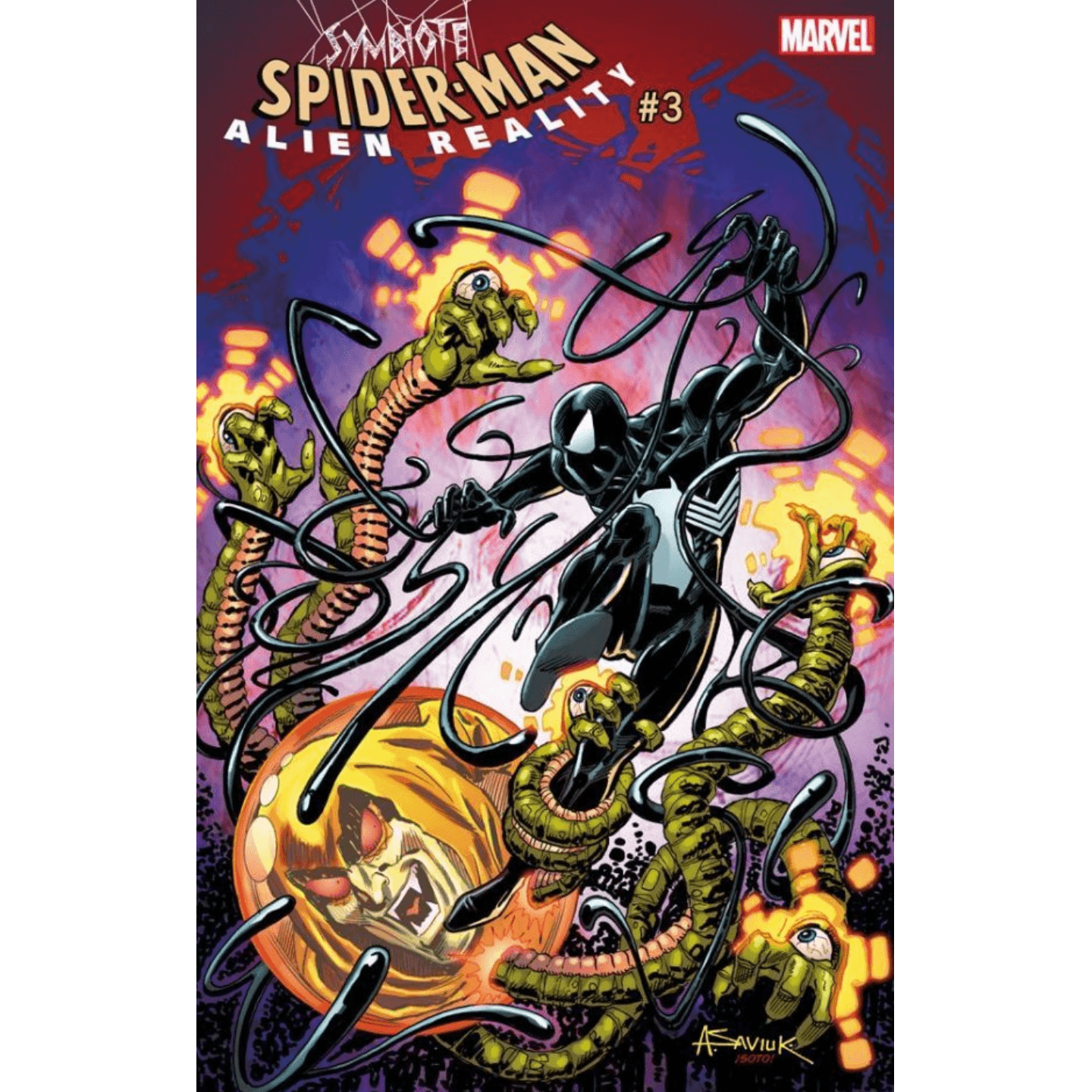 Symbiote Spider-Man: Alien Reality #4 1:25 Saviuk Variant