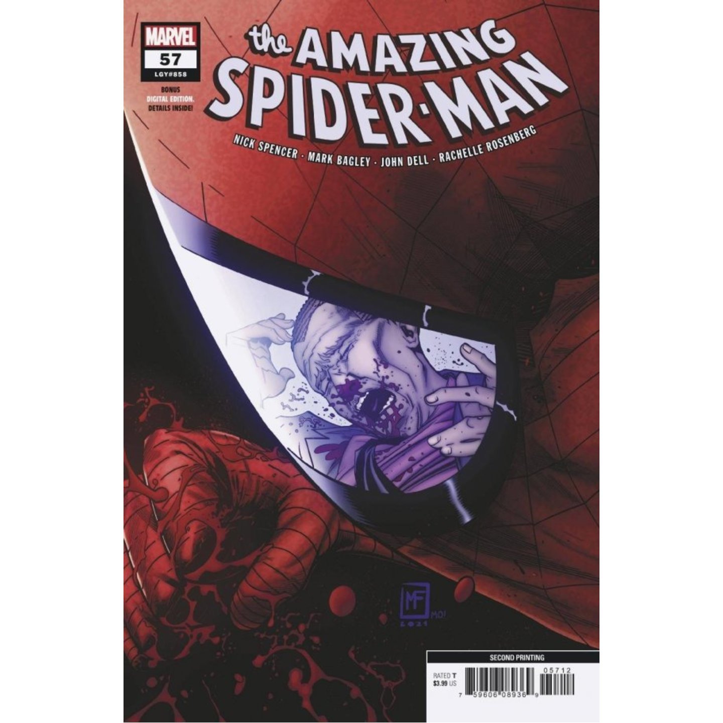 AMAZING SPIDER-MAN #57 2ND PTG FERREIRA VAR