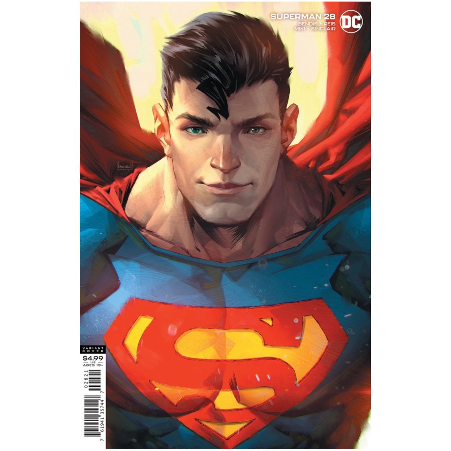 SUPERMAN #28 CVR B KAEL NGU CARD STOCK VAR