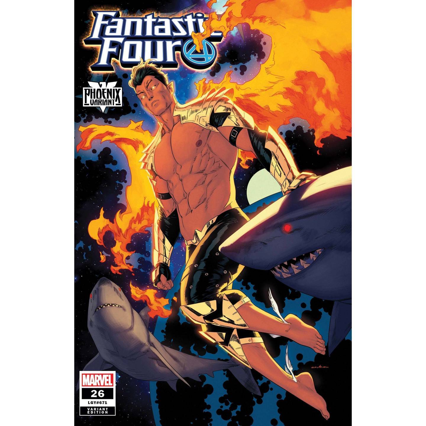 FANTASTIC FOUR #26 ANKA NAMOR PHOENIX VAR EMP