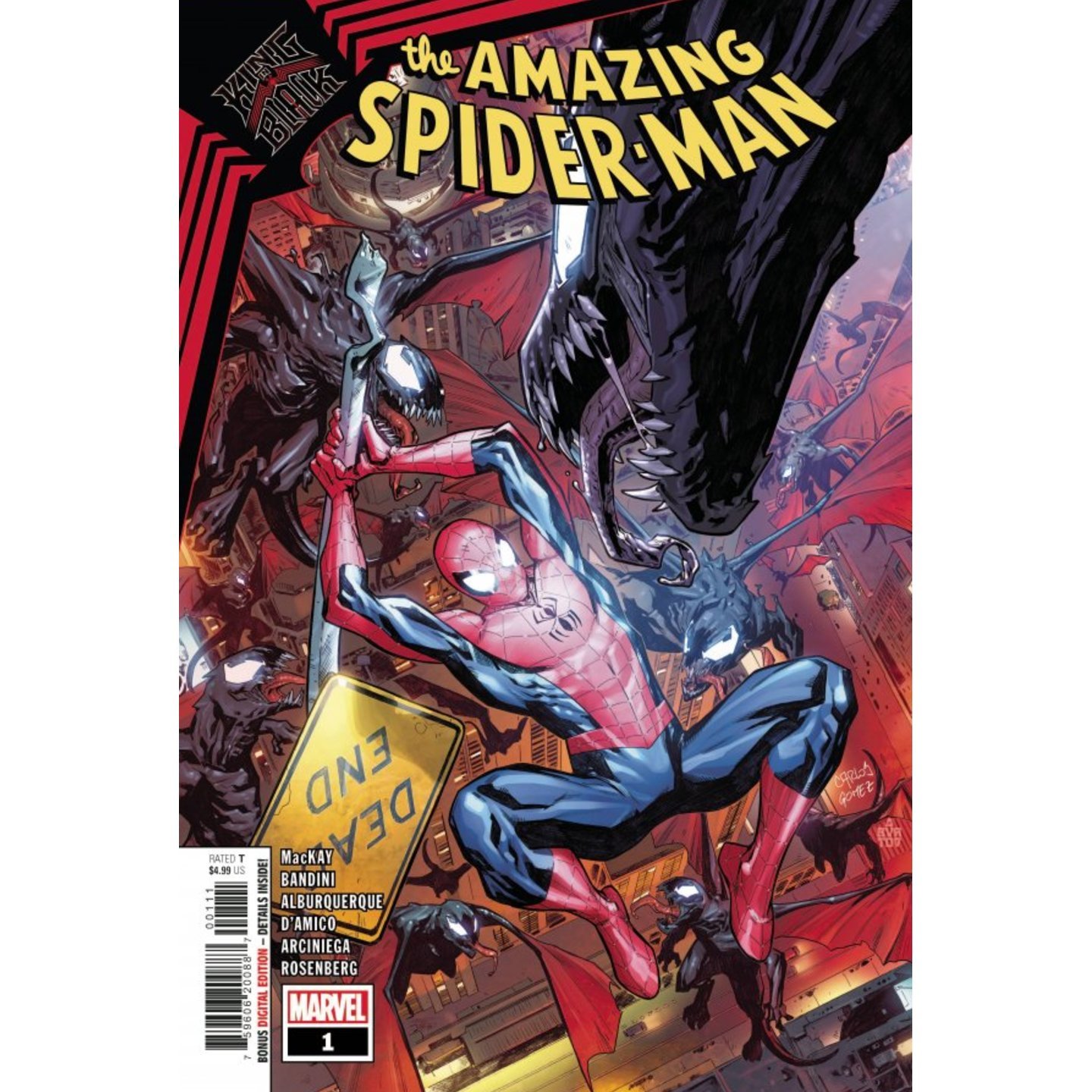 KING IN BLACK SPIDER-MAN #1