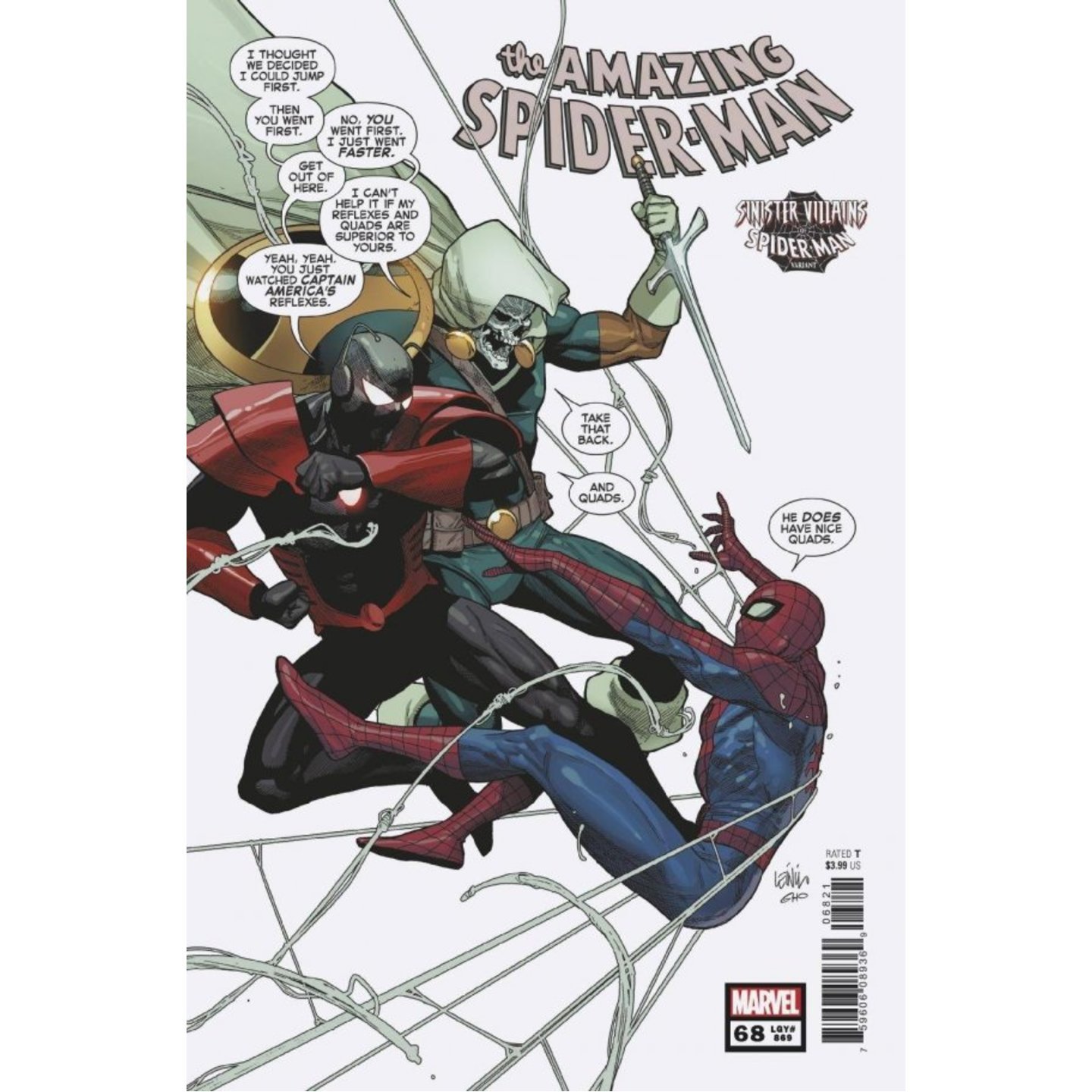 AMAZING SPIDER-MAN #68 YU SPIDER-MAN VILLAINS VAR