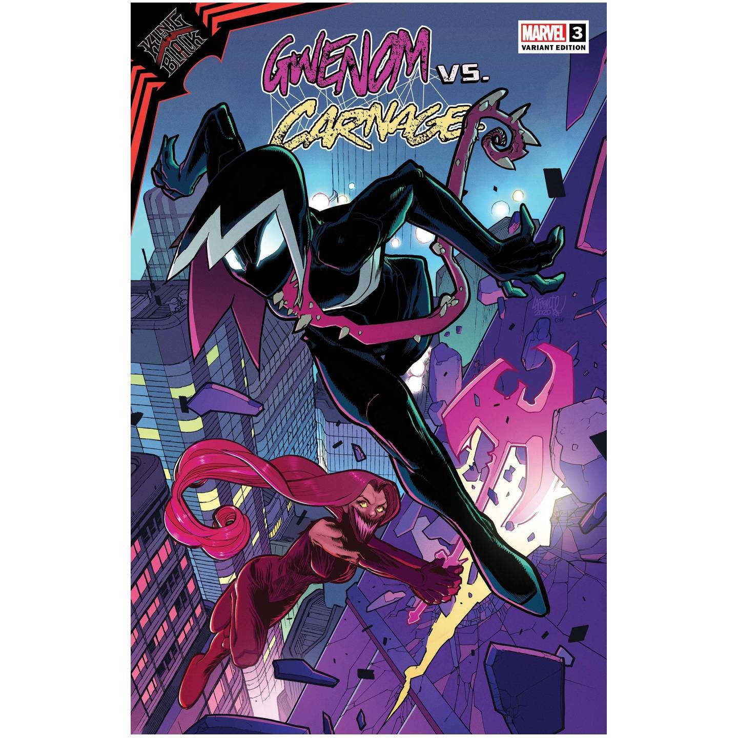 KING IN BLACK GWENOM VS CARNAGE #3 (OF 3) LAFUENTE VAR