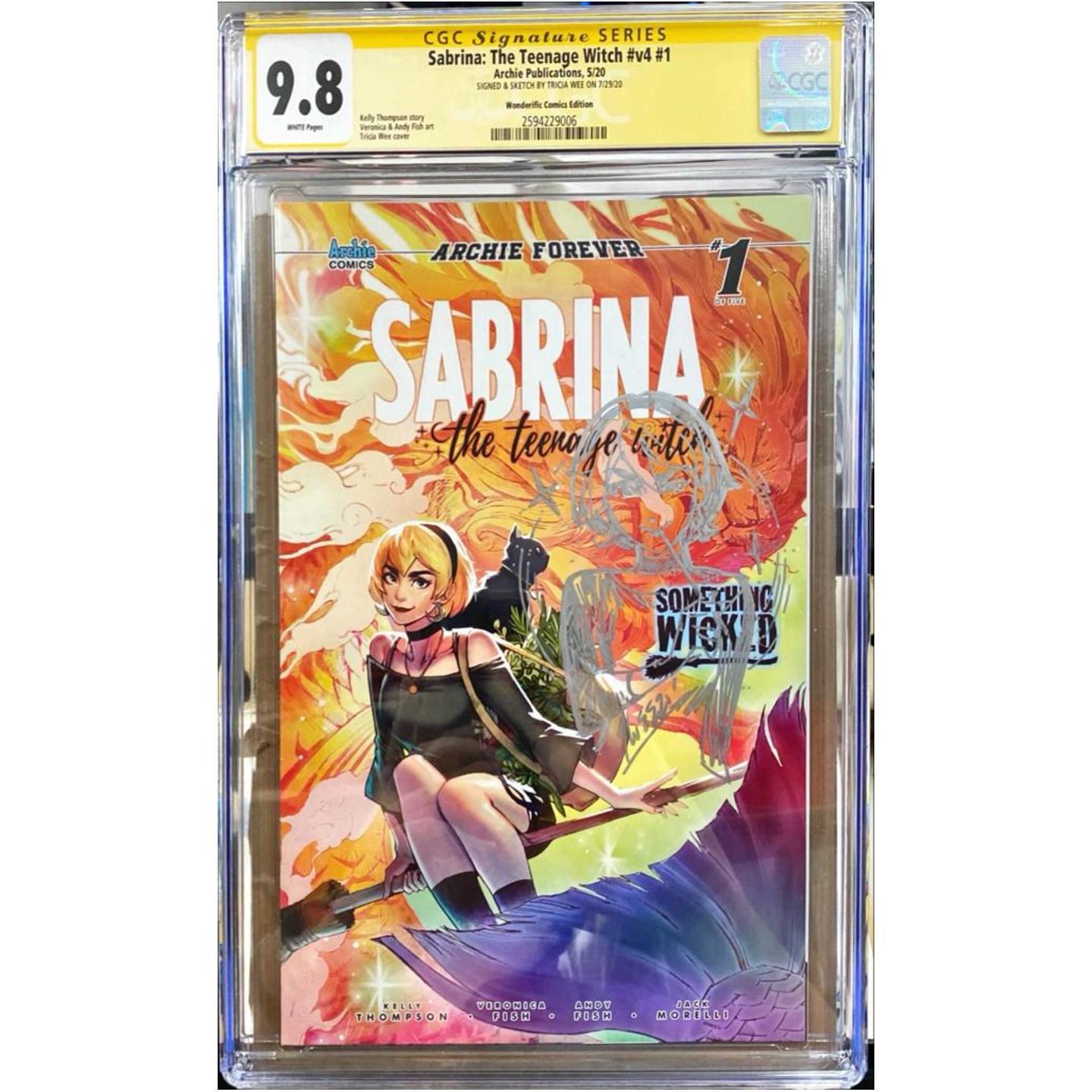 SABRINA THE TEENAGE WITCH : SOMETHING WICKED #1 DAY VARIANT CGC 9.8 YELLOW LABEL