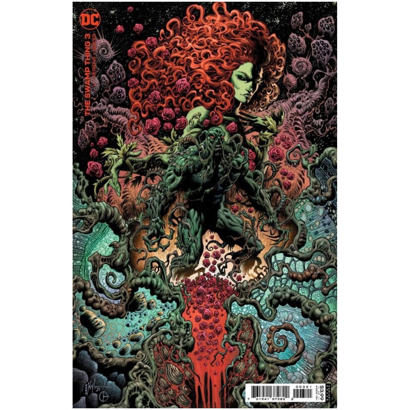 SWAMP THING #3 (OF 10) CVR B KYLE HOTZ CARD STOCK VAR