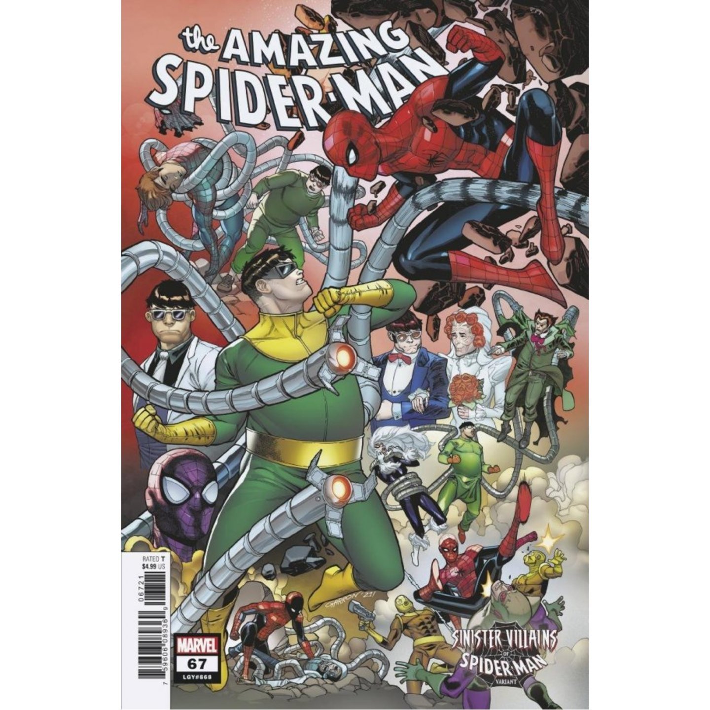 AMAZING SPIDER-MAN #67 GARRON SPIDER-MAN VILLAINS VAR