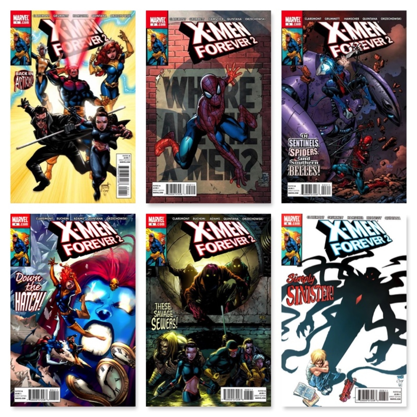 X-MEN FOREVER 2 #1 - #14 (INCOMPLETE SET)