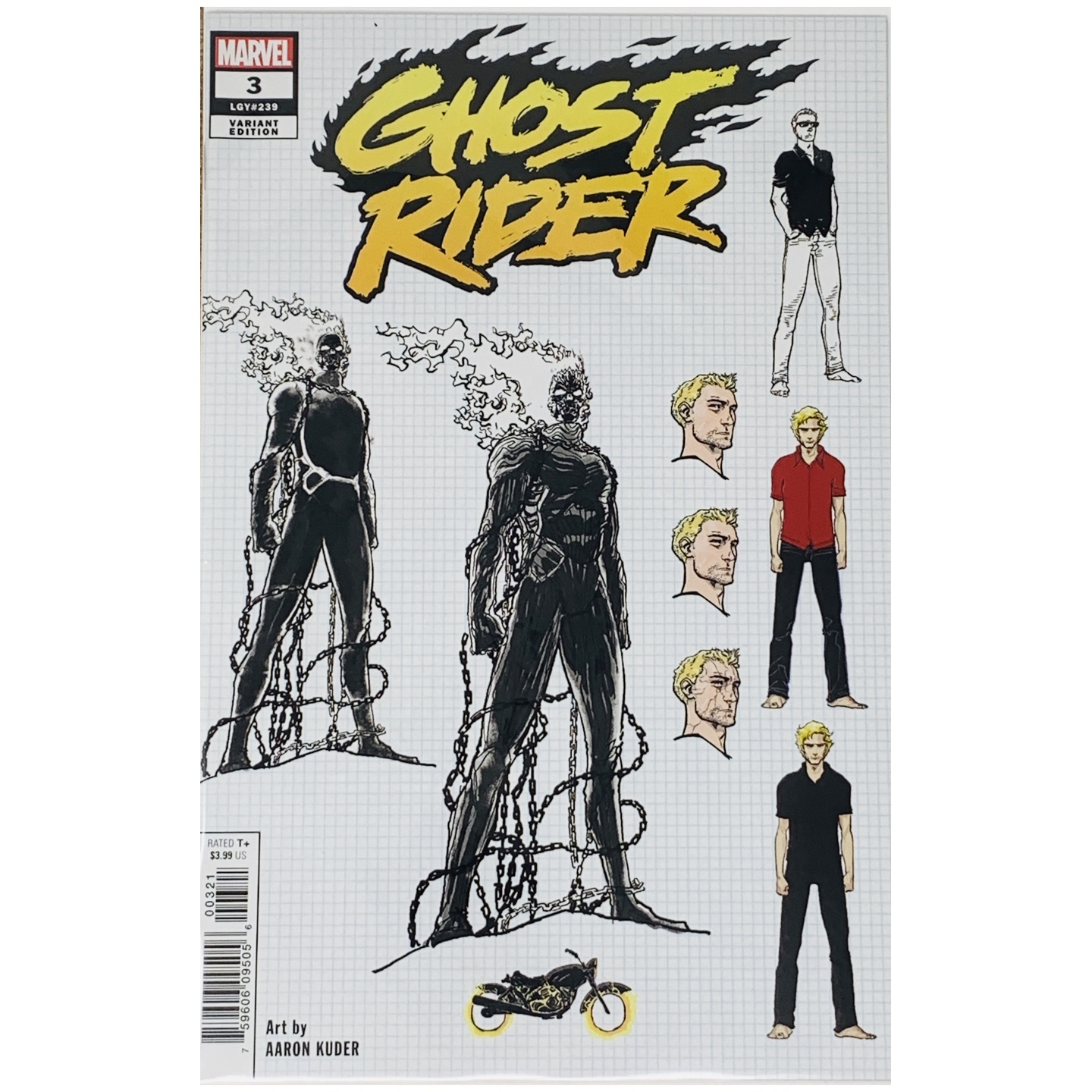 GHOST RIDER #3 - KUDER DESIGN VAR