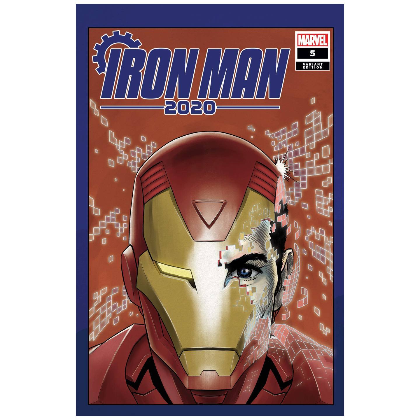 IRON MAN 2020 #5 (OF 6) SUPERLOG HEADS VAR